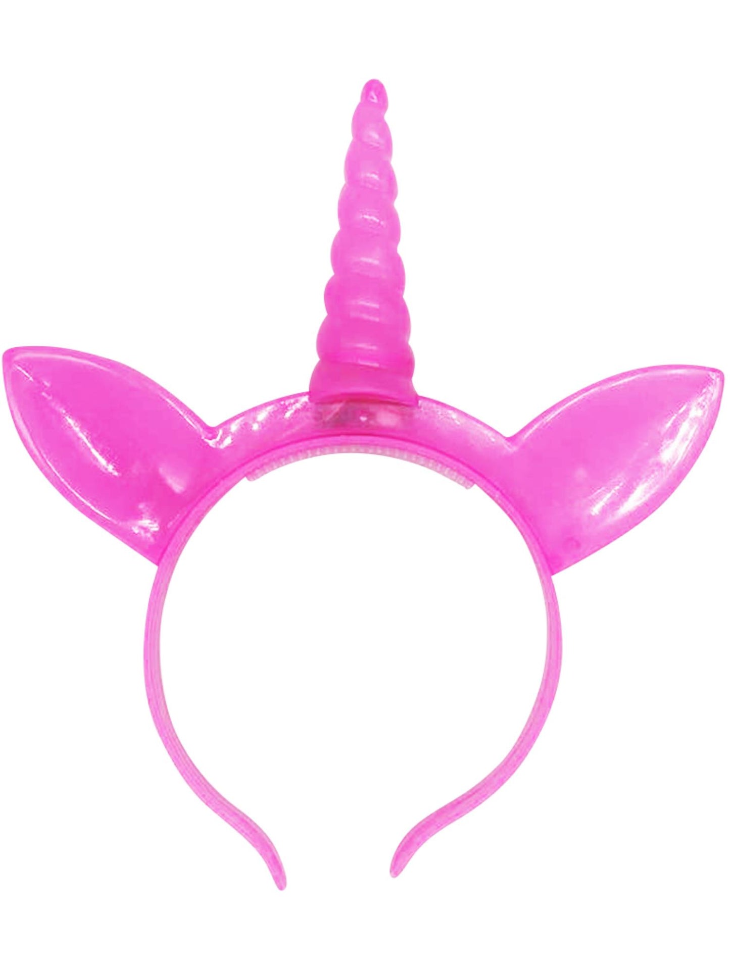 Serre-têtes licorne lumineux à LED, assortiment, Piles incluses