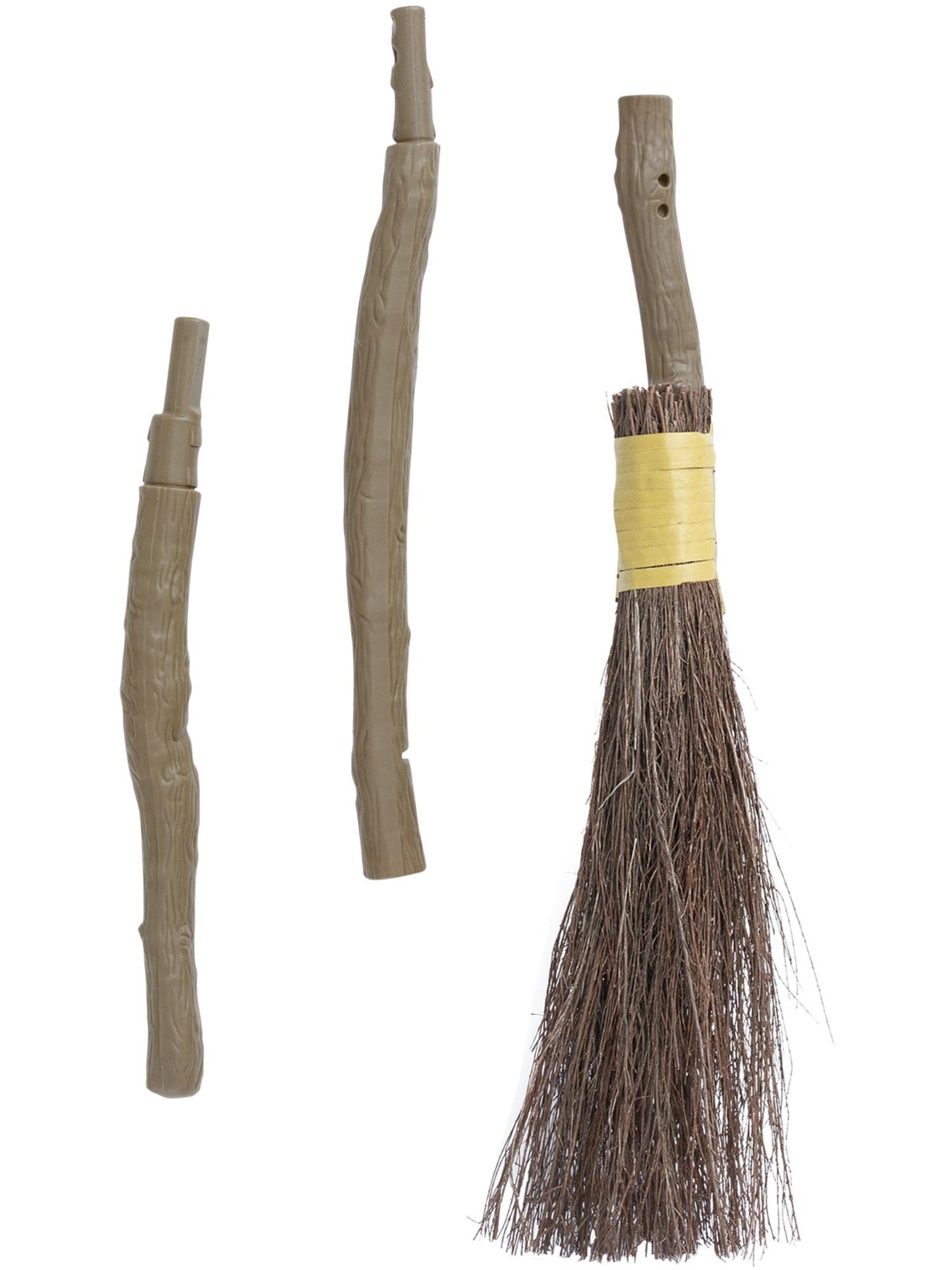 Manche à balai authentique extensible, 3 pièces, 98cm