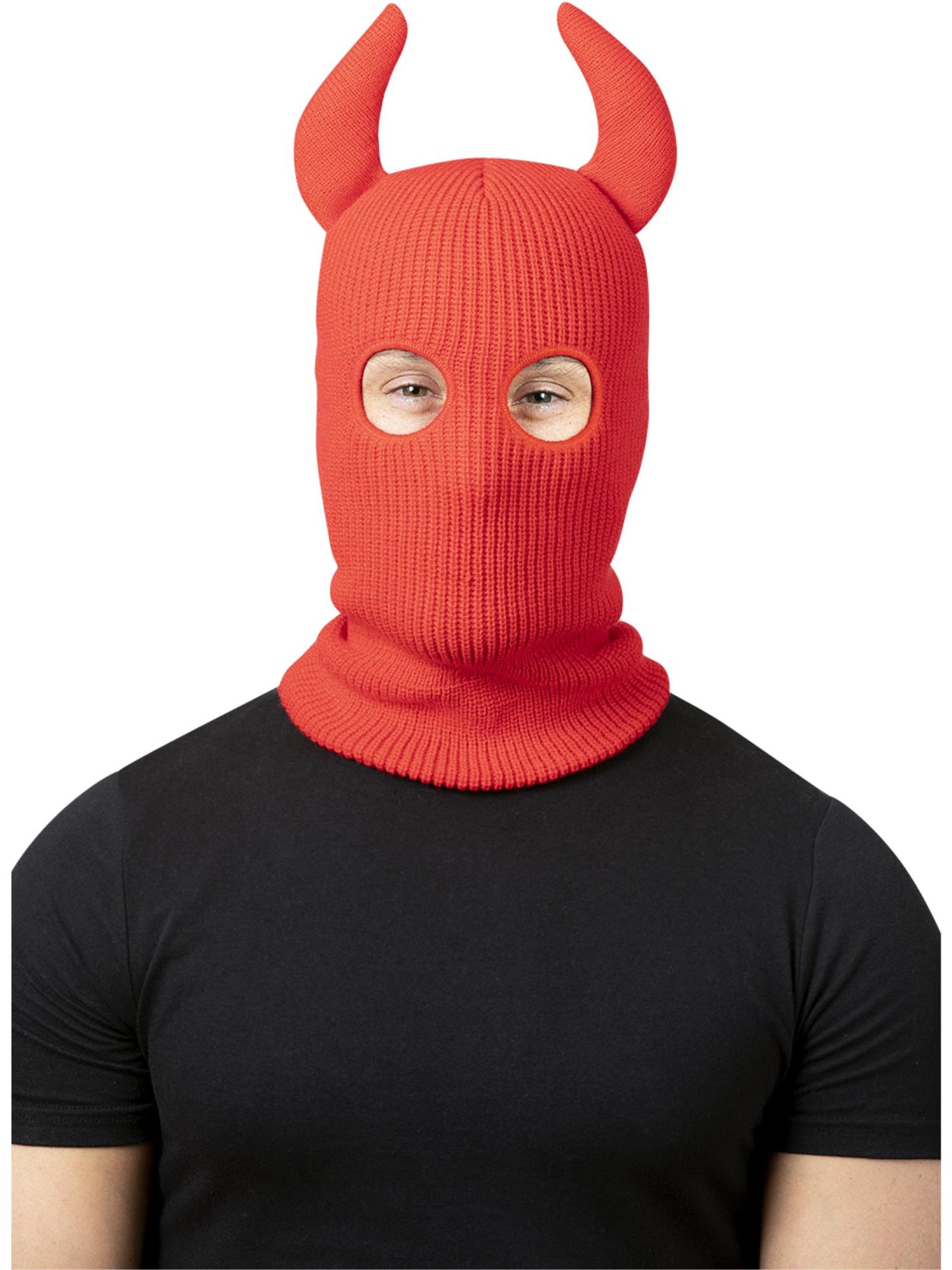 Devil Balaclava Ski Mask, with Horns Wholesale