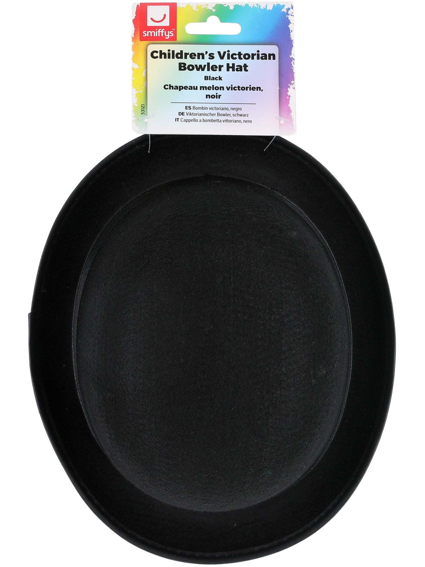 Kids Victorian Bowler Hat, Black Wholesale