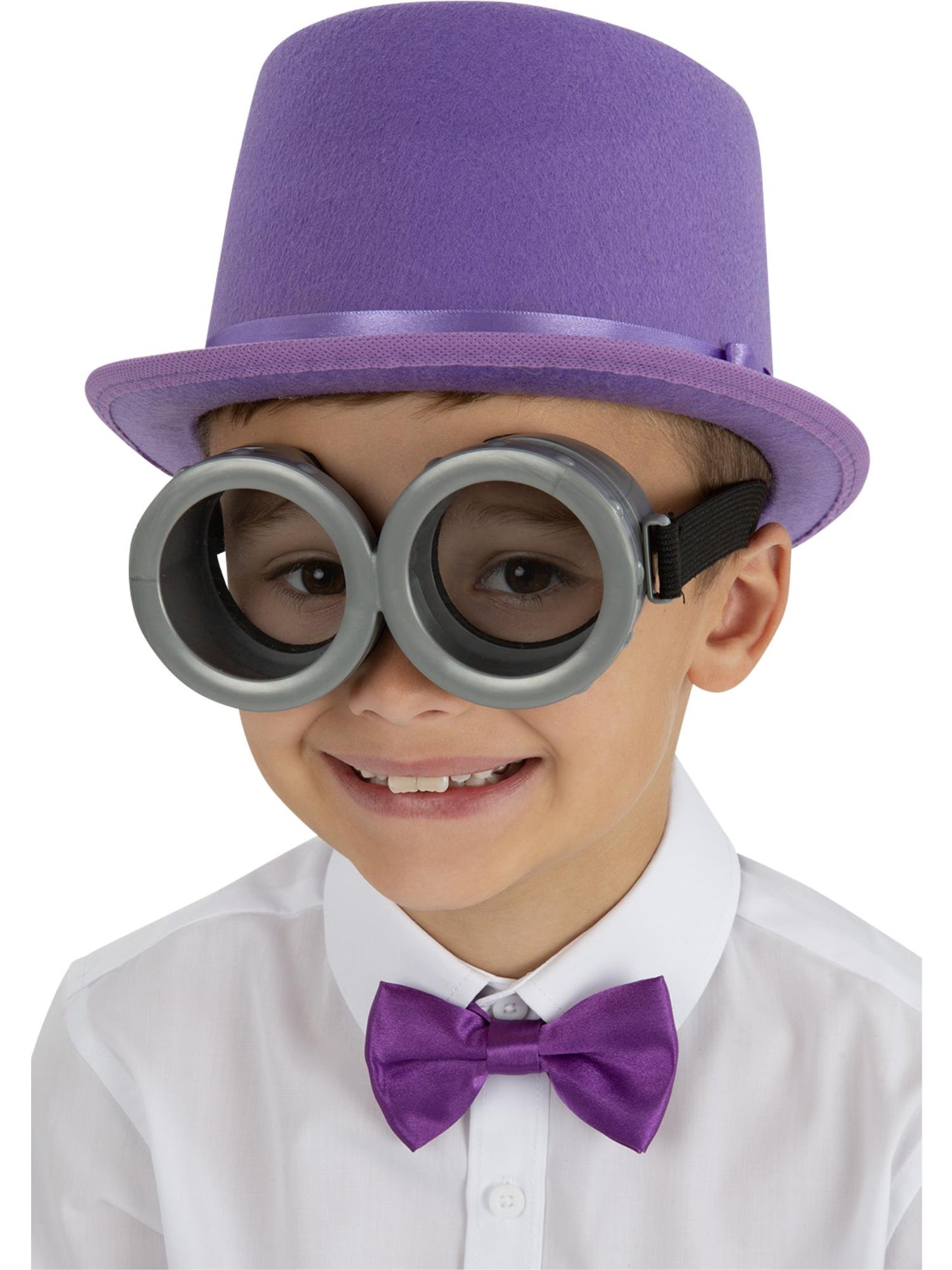 Kids Grey Goggles, Clear Lense Wholesale