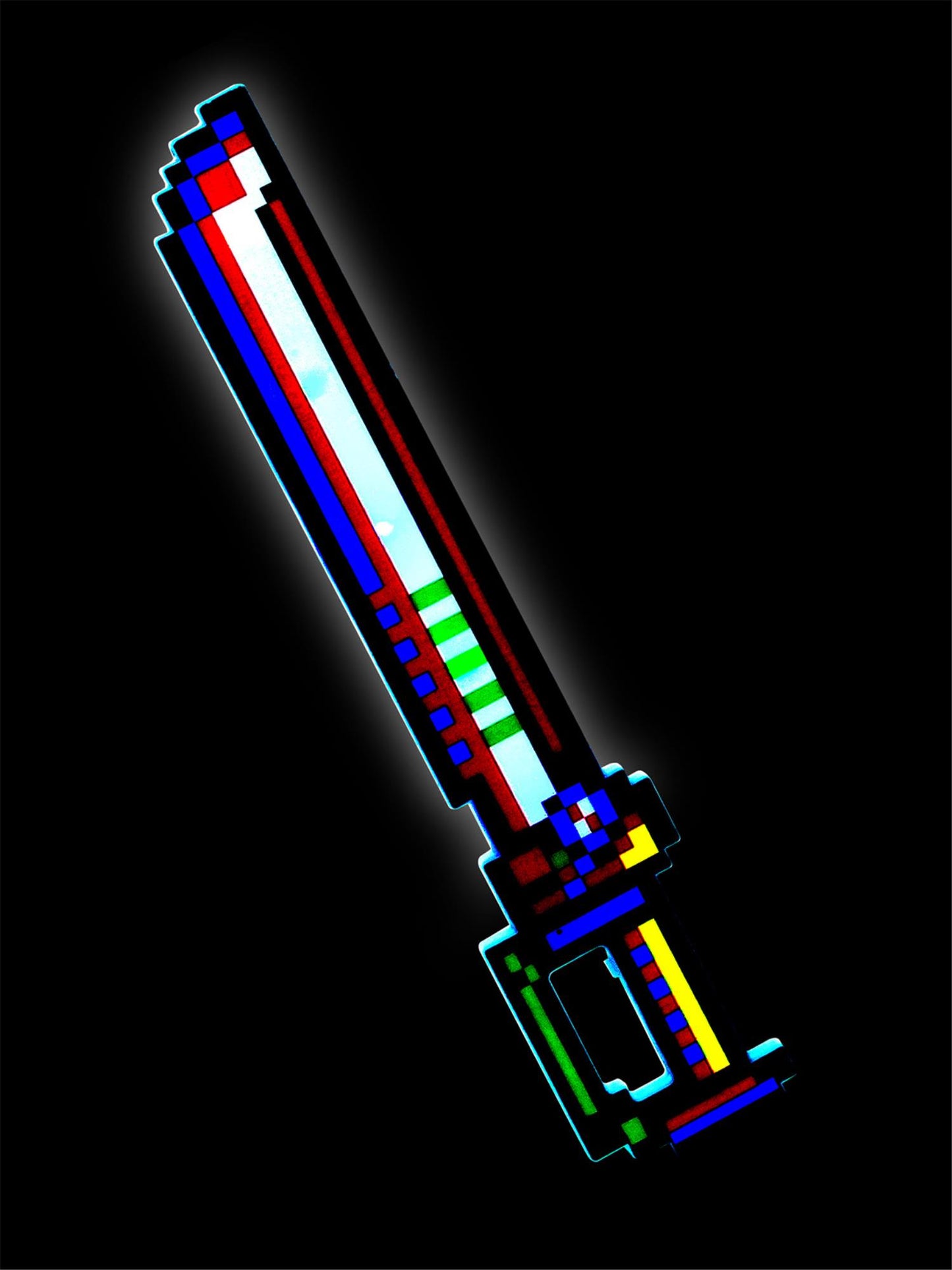 Leuchtendes LED-Pixel-Säbelschwert, 56cm, Batterien enthalten