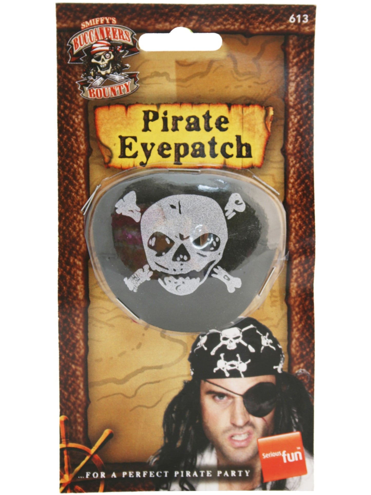 Deluxe Pirate Eyepatch, Black Wholesale
