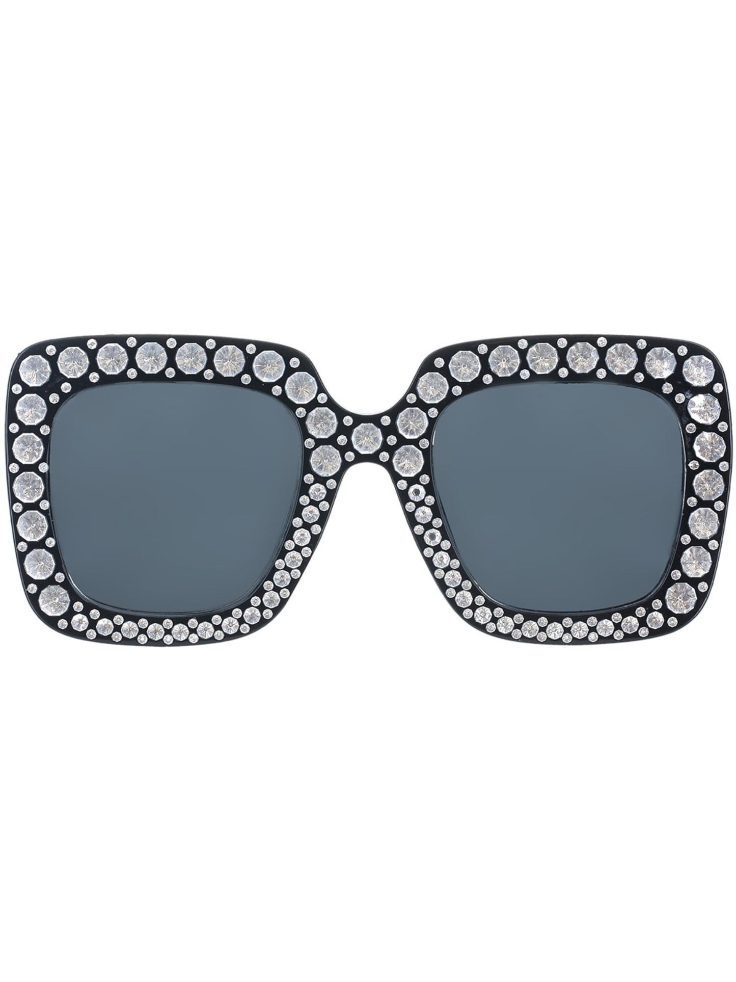 Disco Jewelled Specs, Black Wholesale