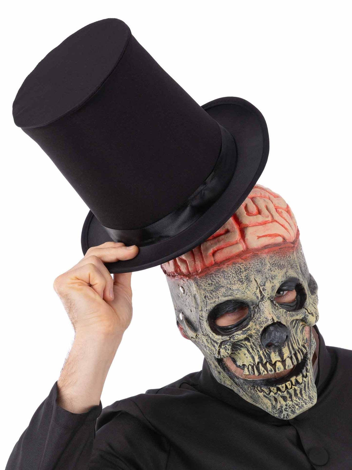Exposed Brain Skull Latex Mask, with Moving Mouth Wholesale