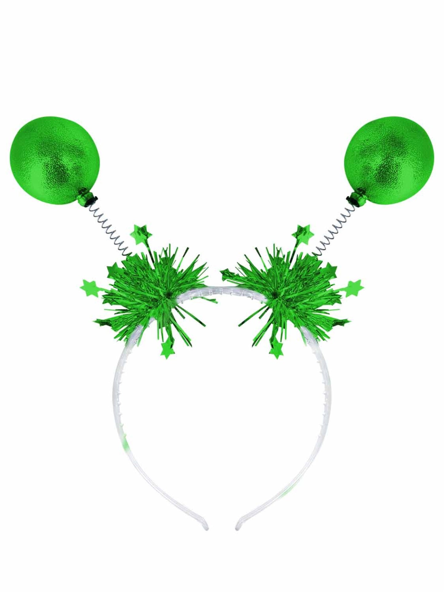 Green Metallic Ball Bopper Headband Wholesale