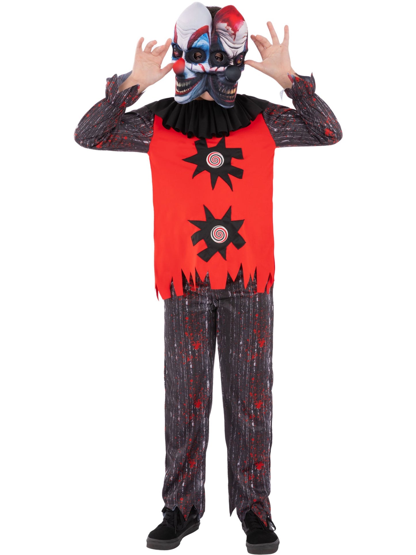 2 Headed Chuckles The Clown Costume Wholesale