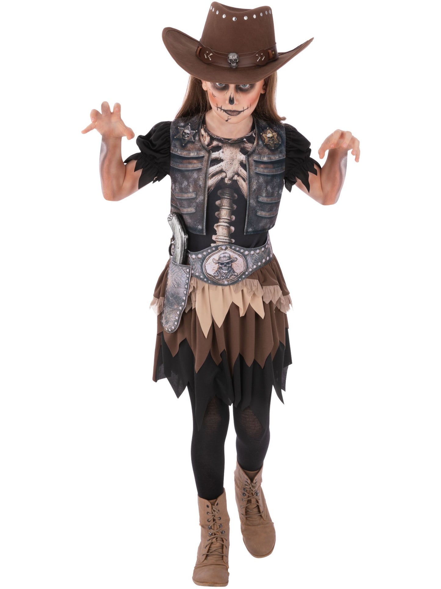 Skeleton Cowgirl Costume Wholesale