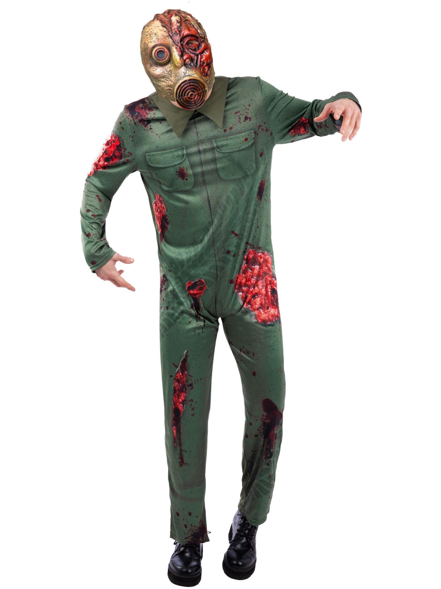 Revenge Killer Gas Mask Zombie Costume Wholesale