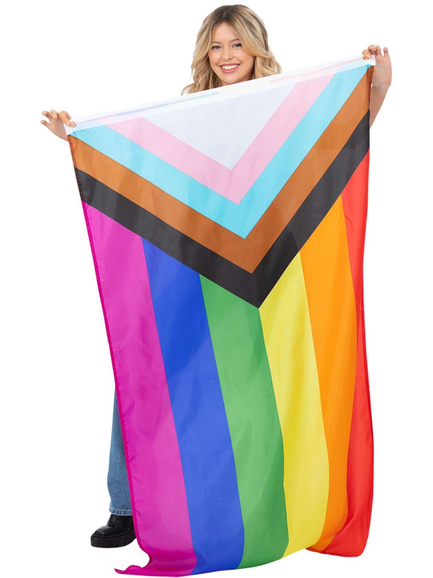 Pride-Flagge, Stoff, 5 Fuß x 3 Fuß