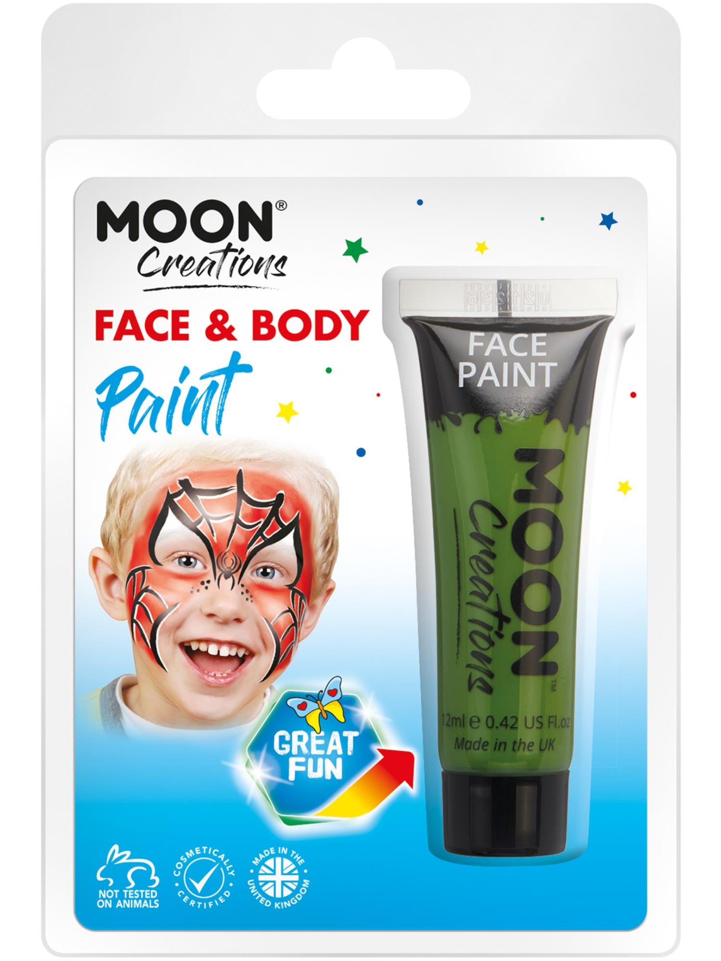 Moon Creations Face & Body Paint, Green Wholesale