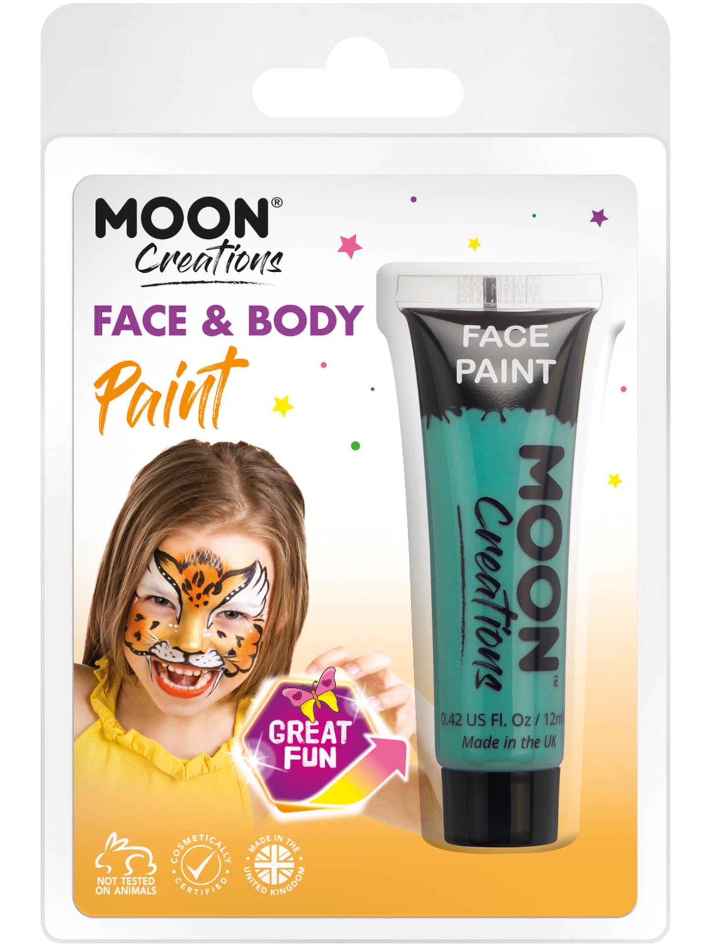 Moon Creations Face & Body Paint, Turquoise Wholesale