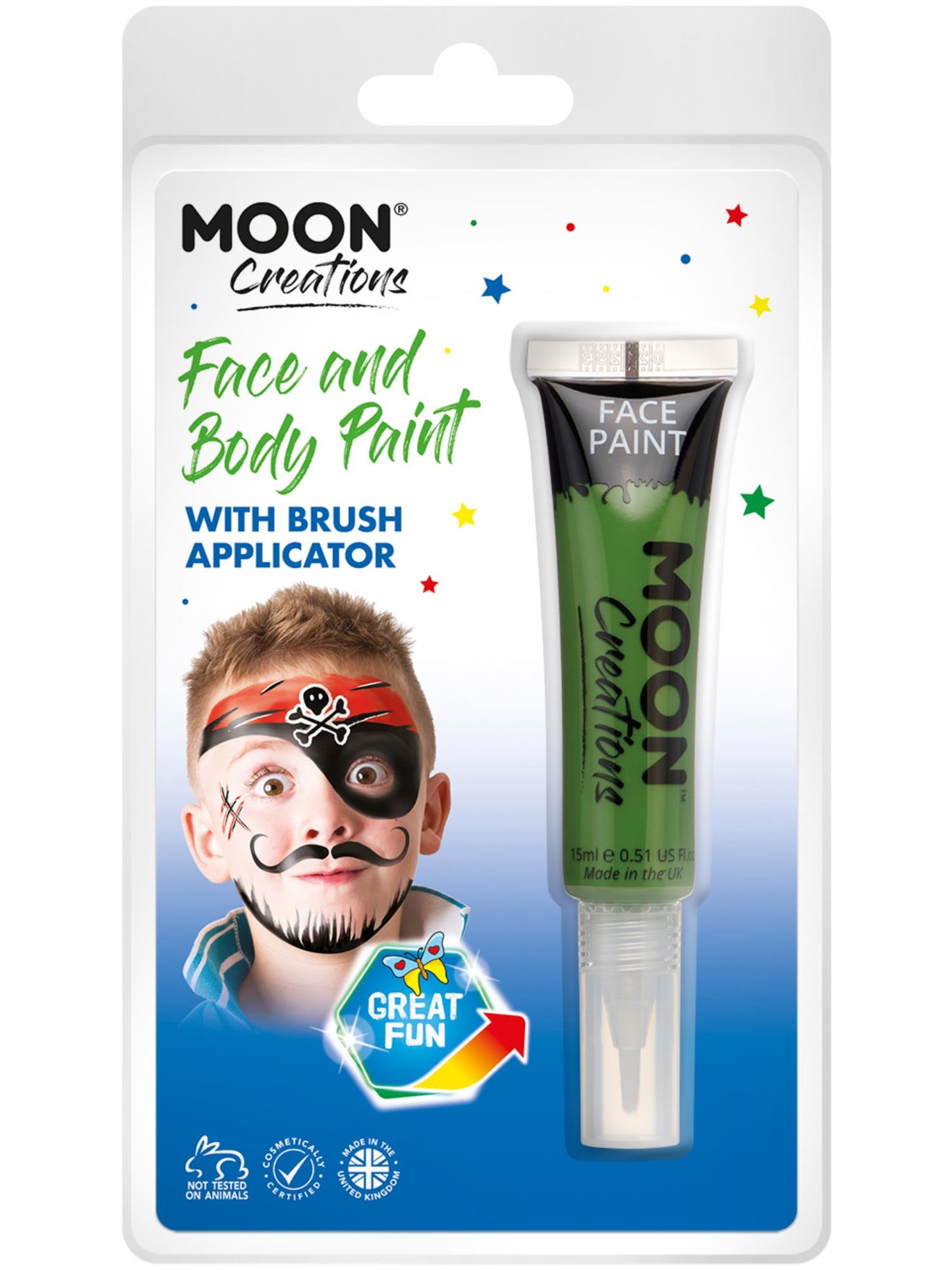 Moon Creations Face & Body Paints, Green Wholesale