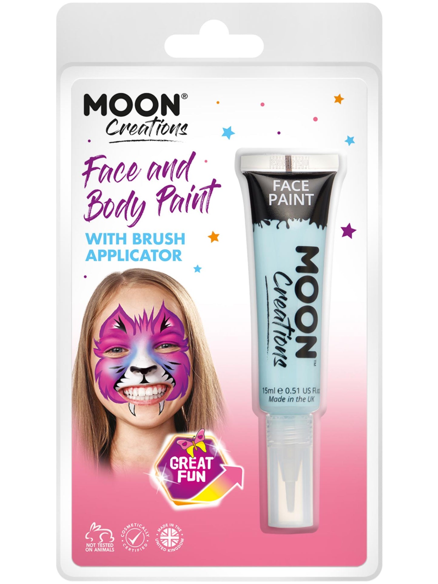 Moon Creations Face & Body Paints, Light Blue Wholesale