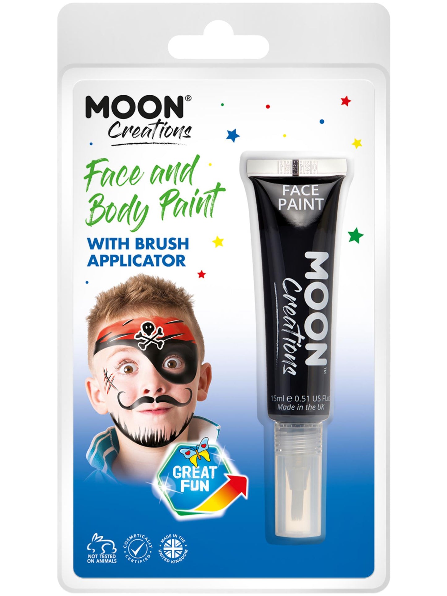 Moon Creations Face & Body Paints, Black Wholesale