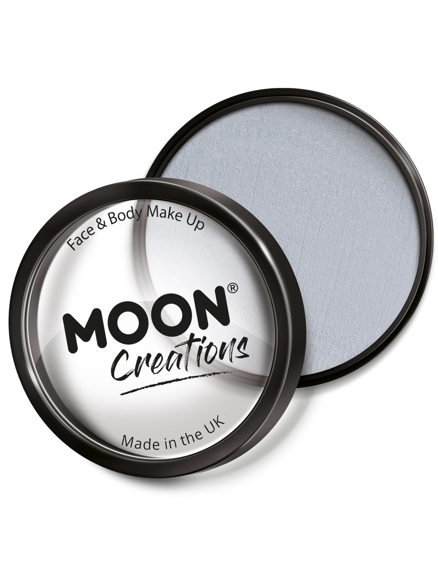 Moon Creations Pro Face Paint Cake Pot, Light Grey Wholesale