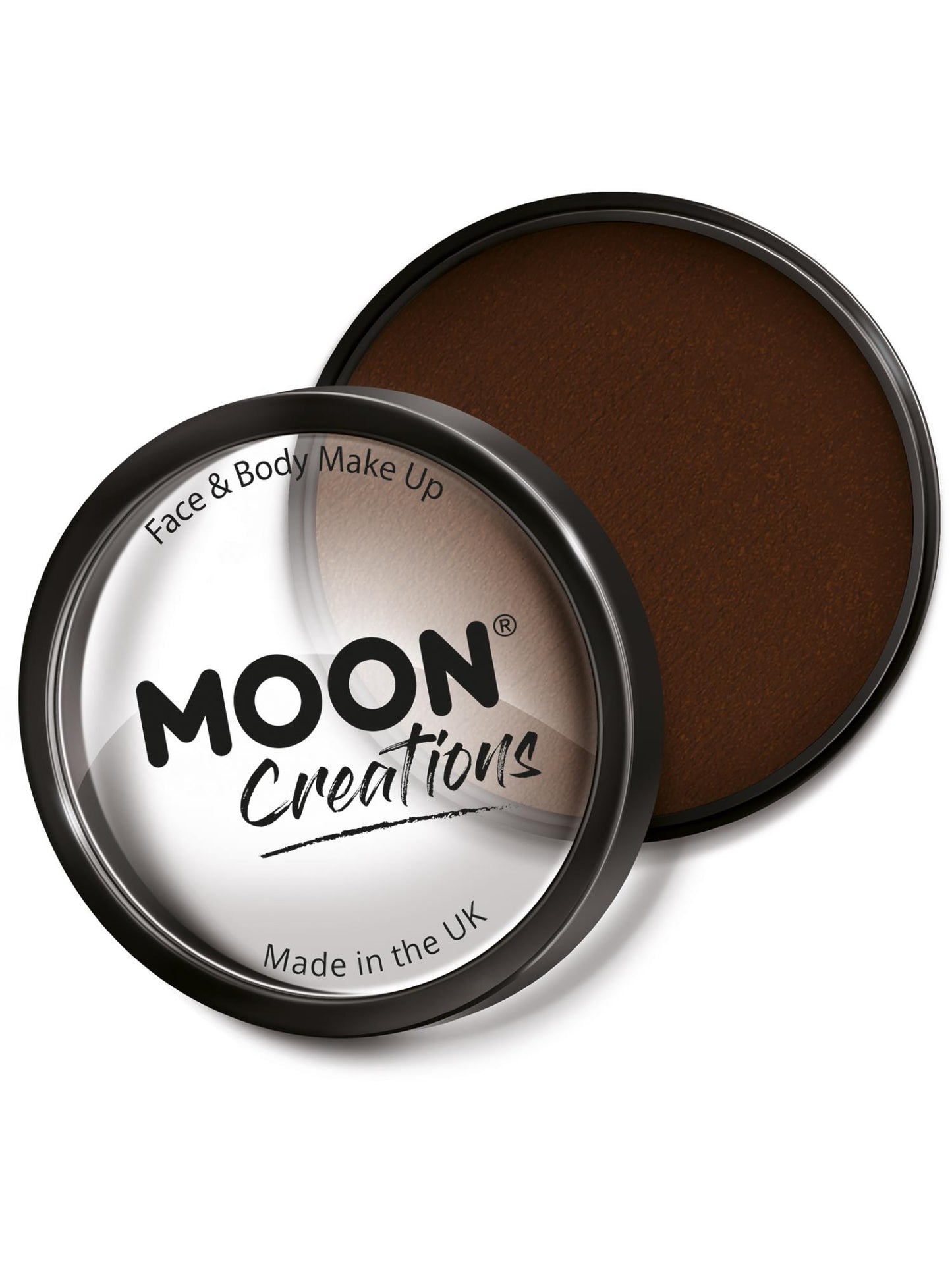 Moon Creations Pro Face Paint Cake Pot, Dark Brown Wholesale