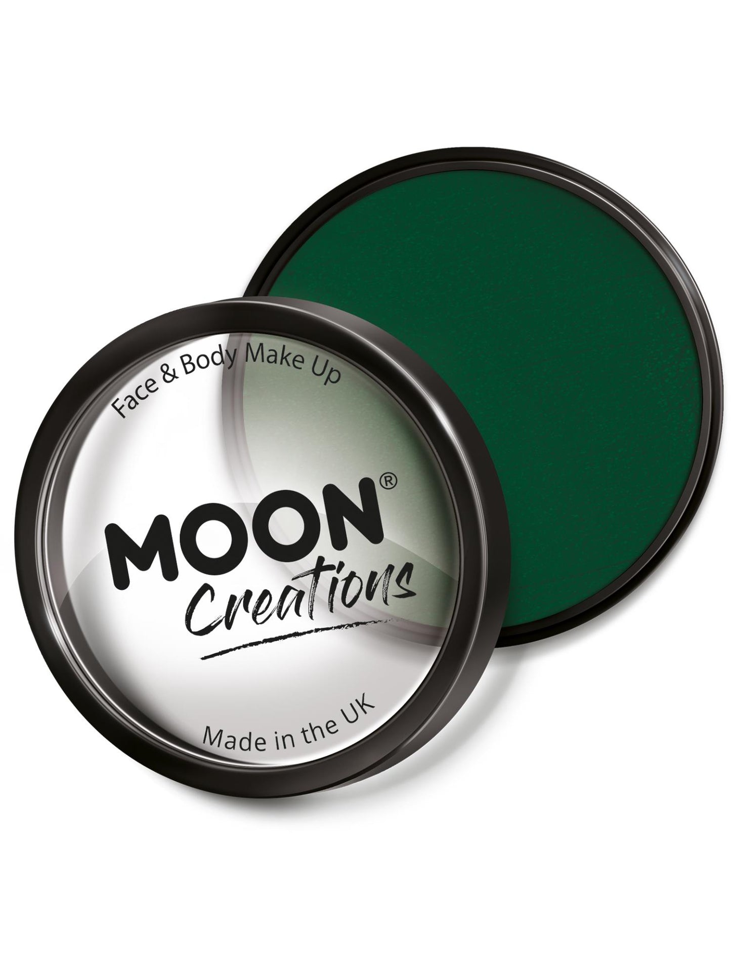 Moon Creations Pro Face Paint Cake Pot, Dark Green Wholesale