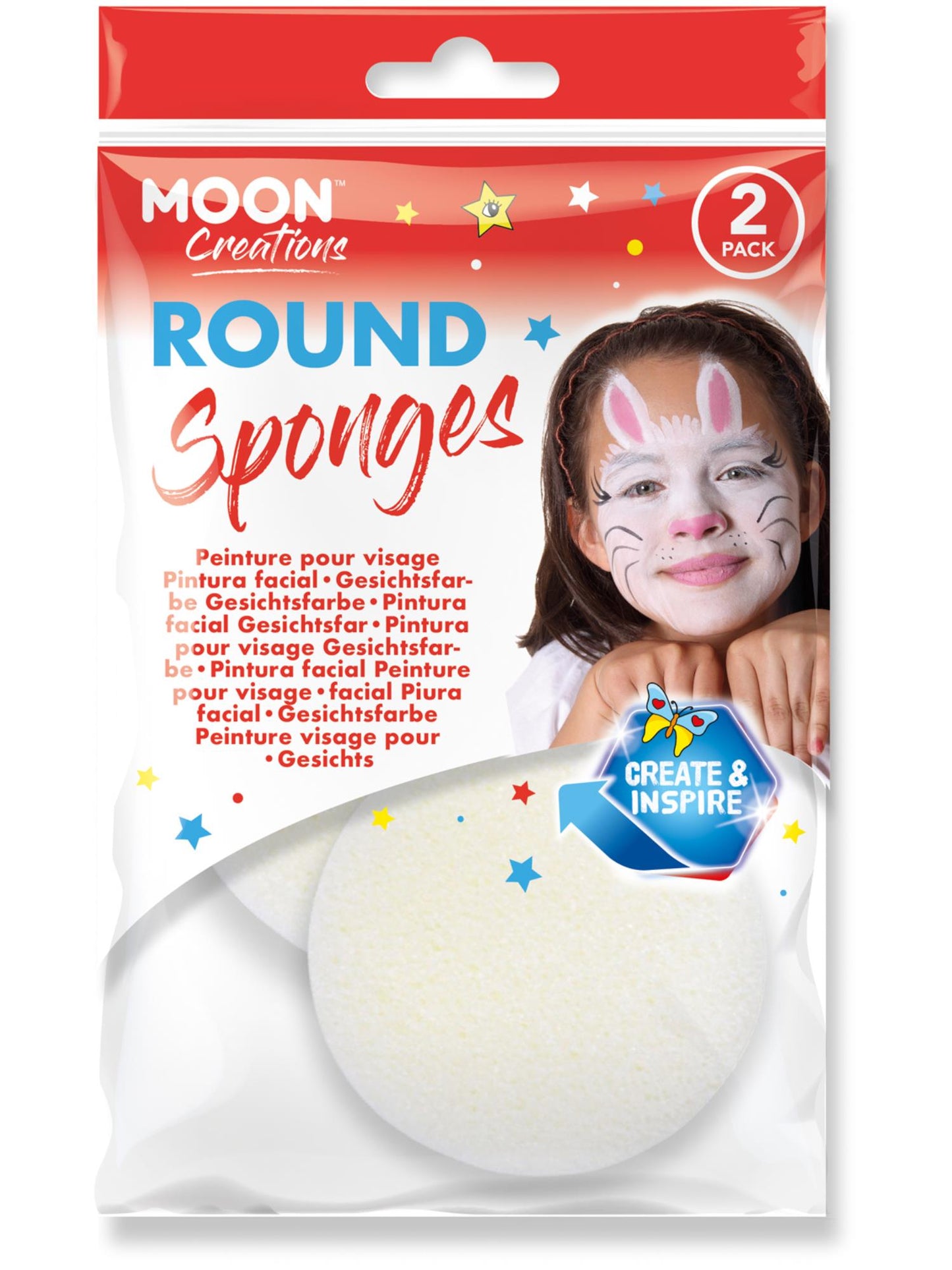 Moon Creations Round Sponge, Wholesale