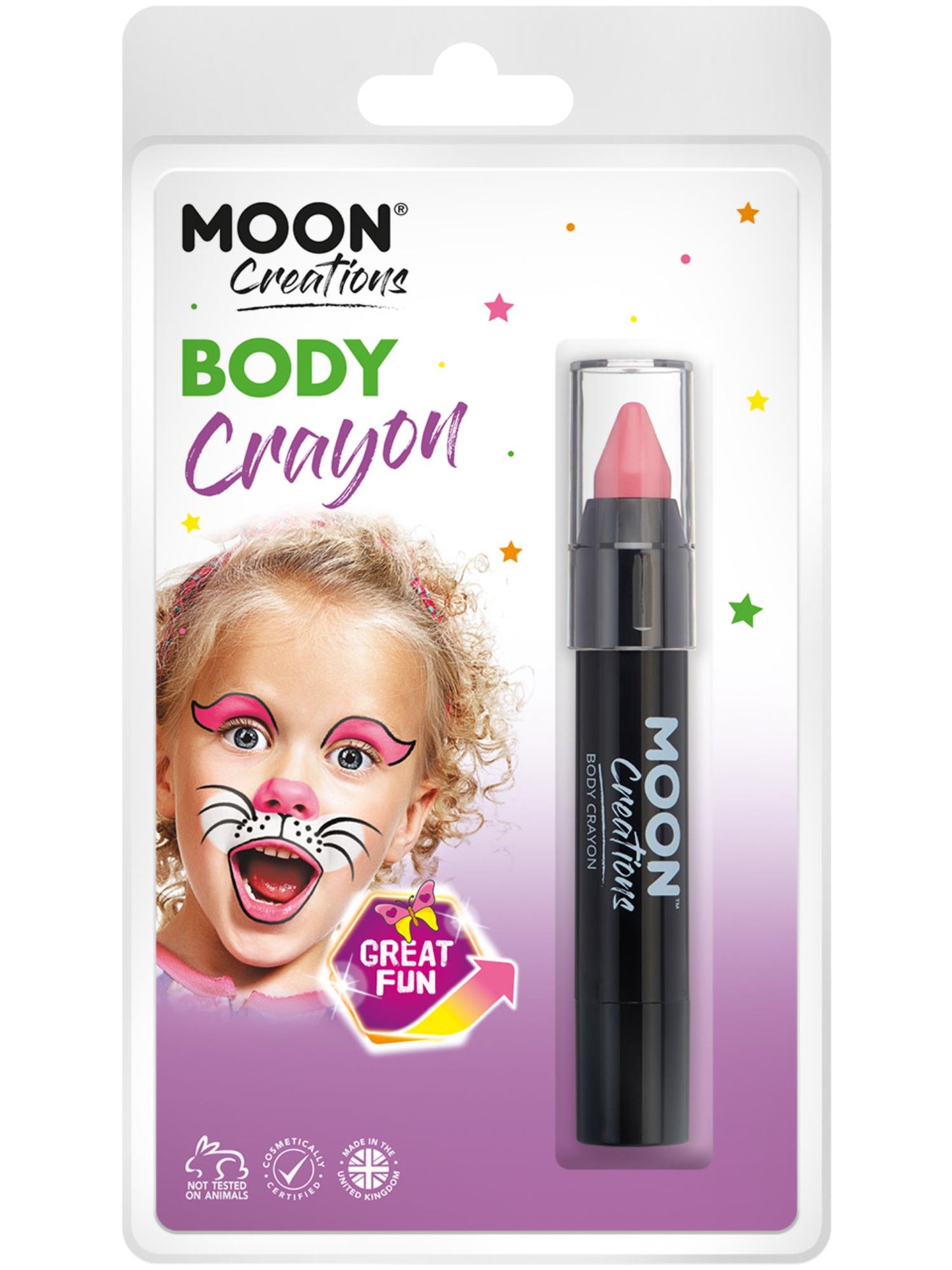 Moon Creations Body Crayons, Pink Wholesale