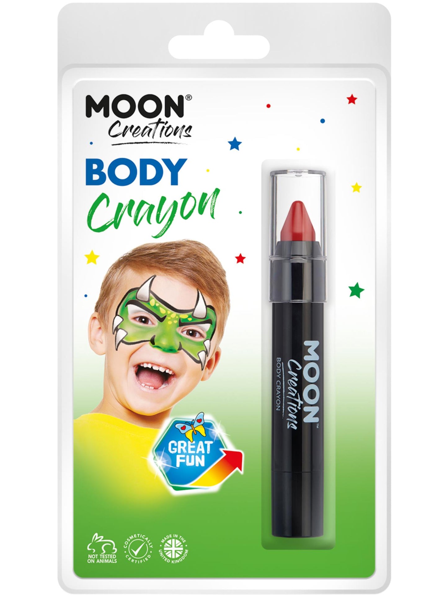 Moon Creations Body Crayons, Red Wholesale