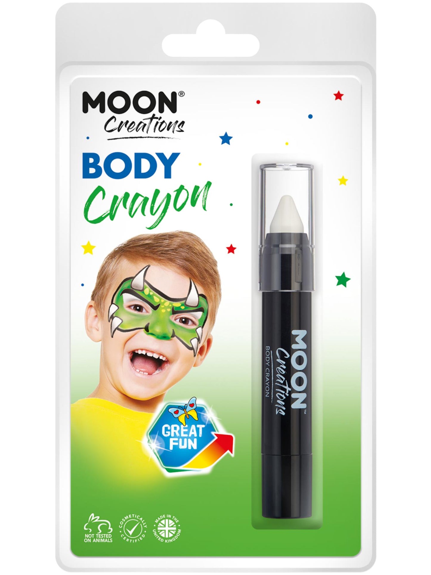 Moon Creations Body Crayons, White Wholesale