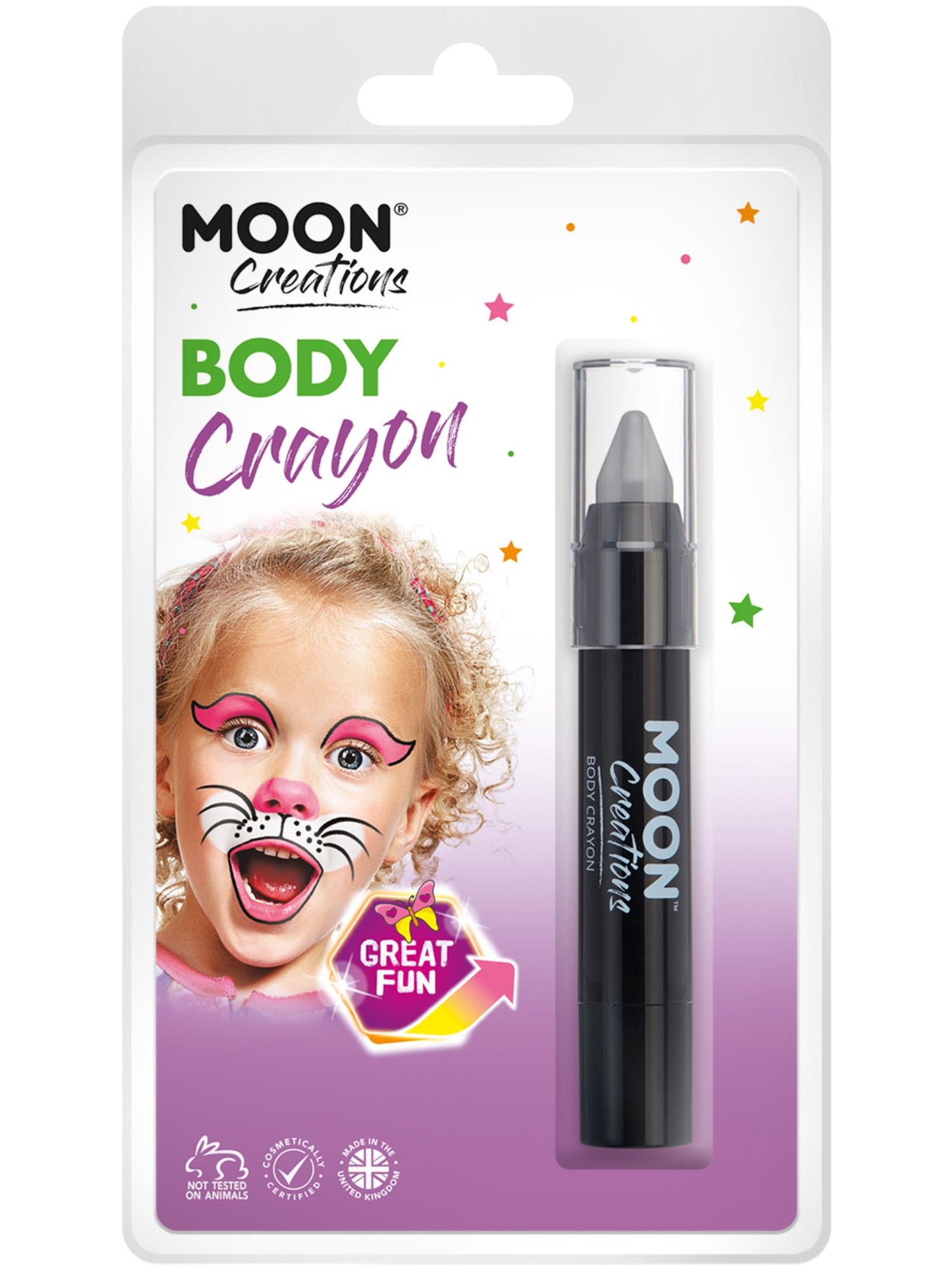 Moon Creations Body Crayons, Grey Wholesale