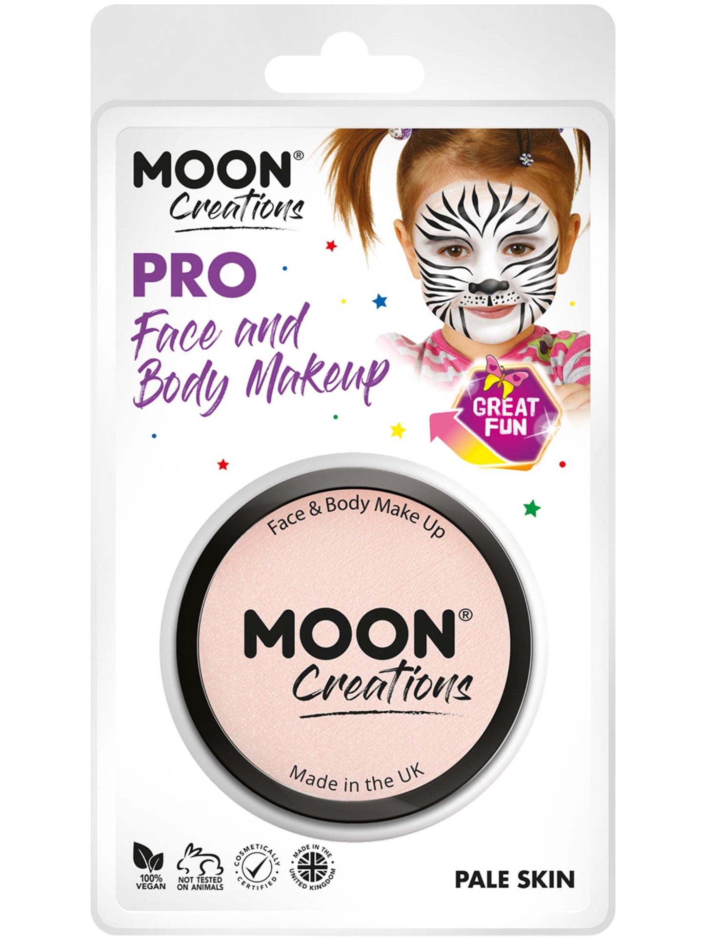 Moon Creations Pro Face Paint Cake Pot, Pale Skin Wholesale