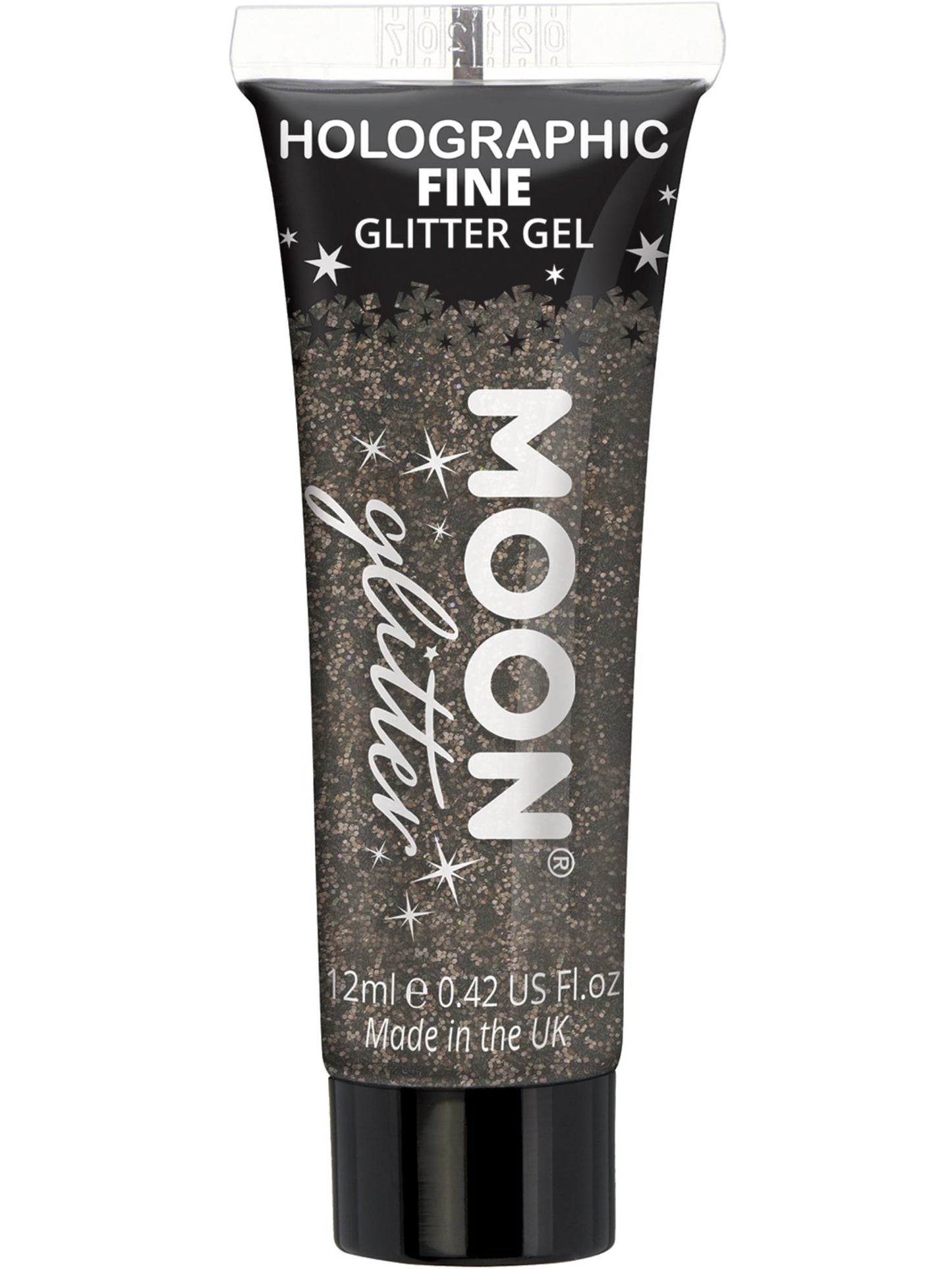 Moon Glitter Holographic Fine Glitter Gel, Black Wholesale