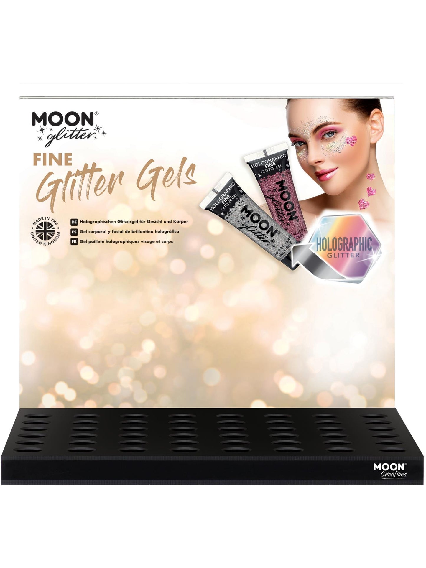 Moon Glitter Holographic Fine Glitter Gel, Wholesale