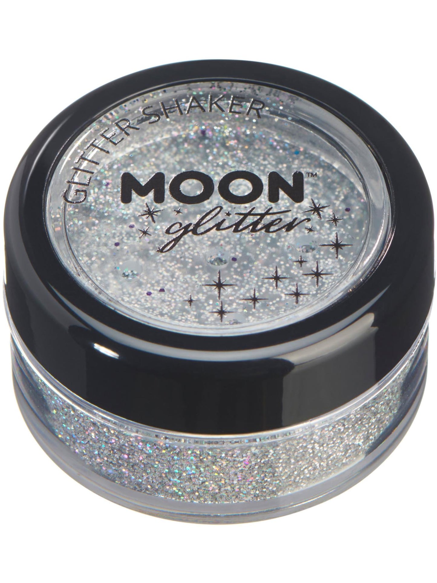Moon Glitter Holographic Glitter Shakers, Silver Wholesale
