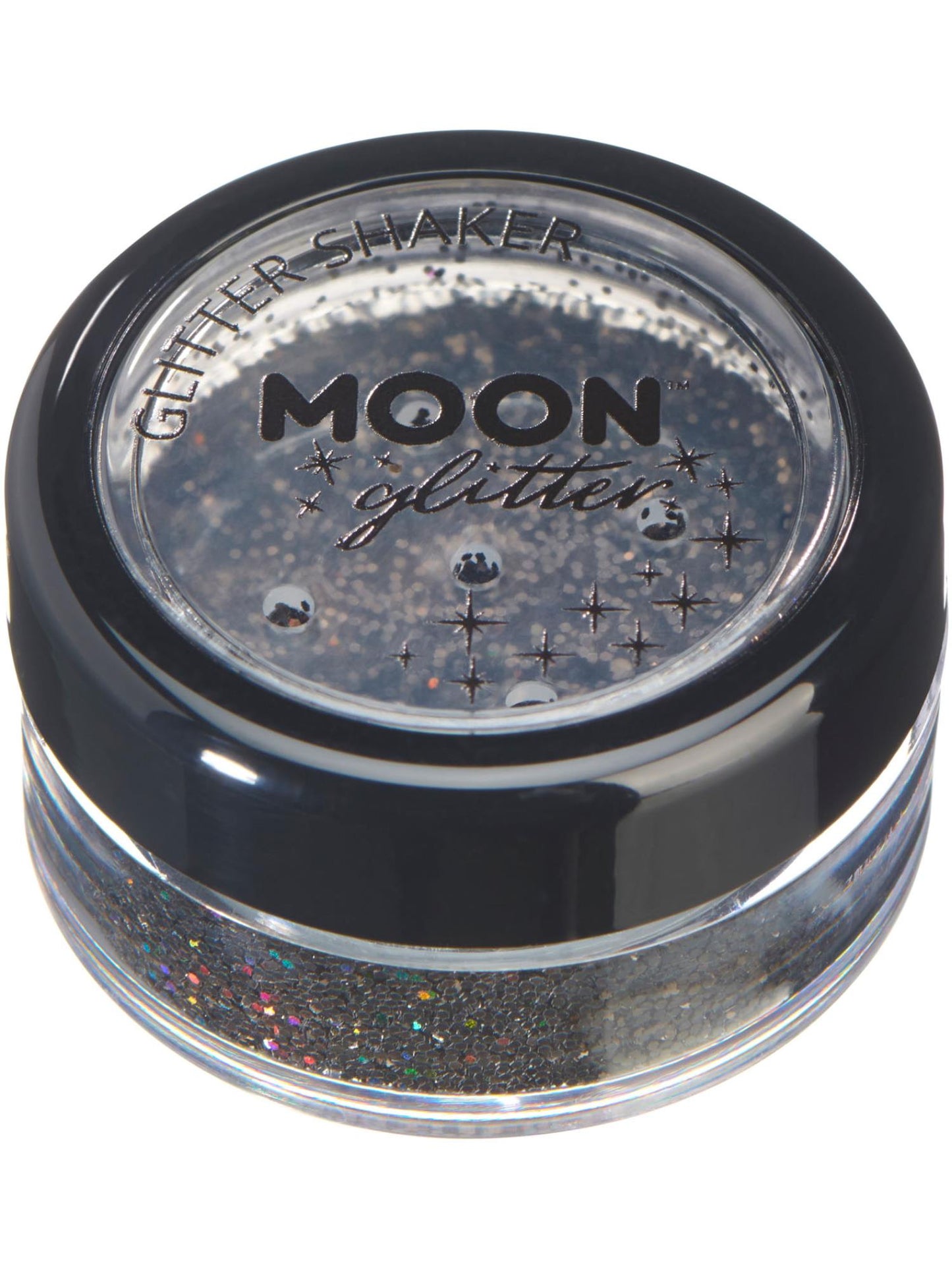 Moon Glitter Holographic Glitter Shakers, Black Wholesale
