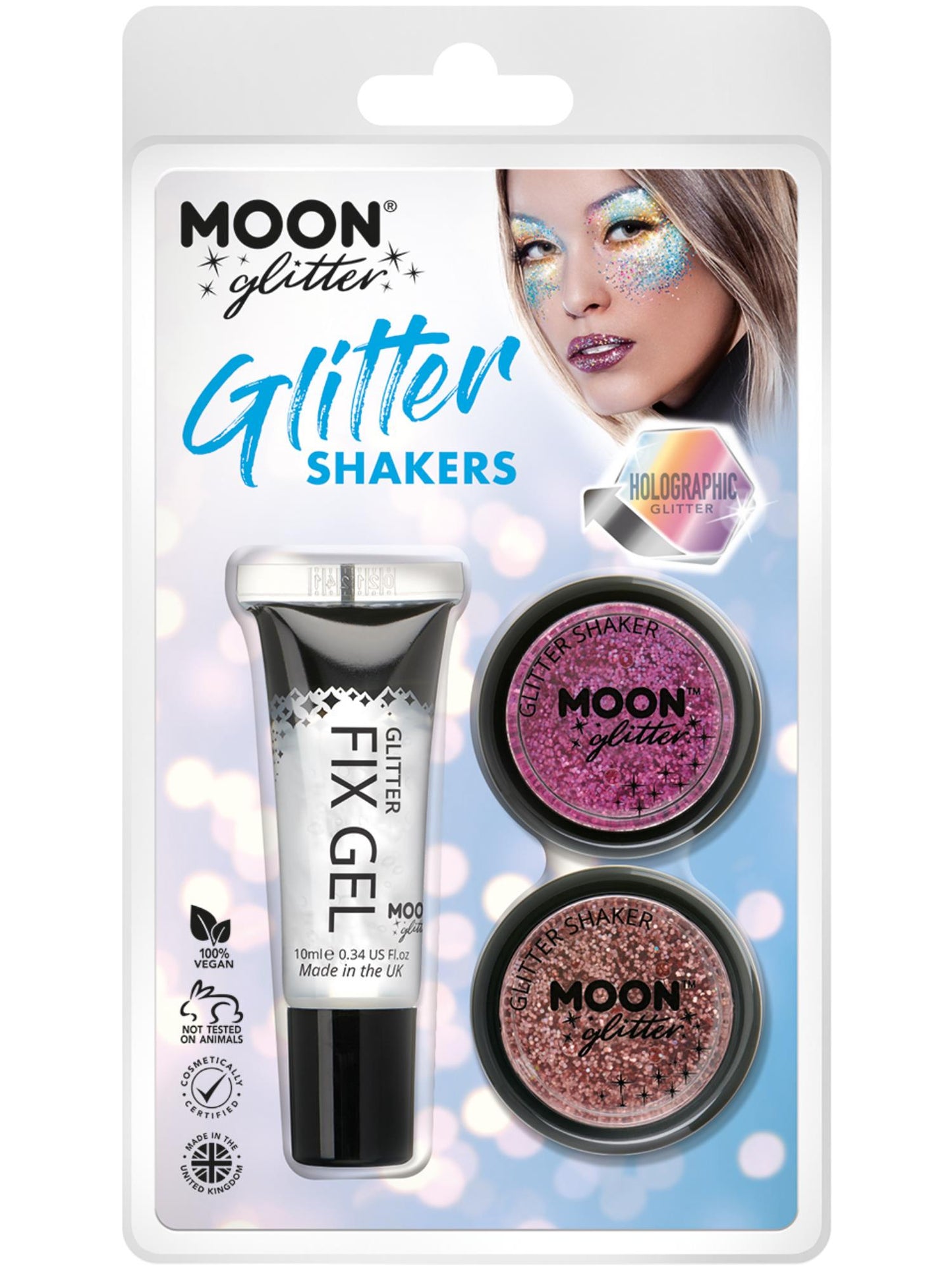 Moon Glitter Holographic Glitter Shakers, Wholesale