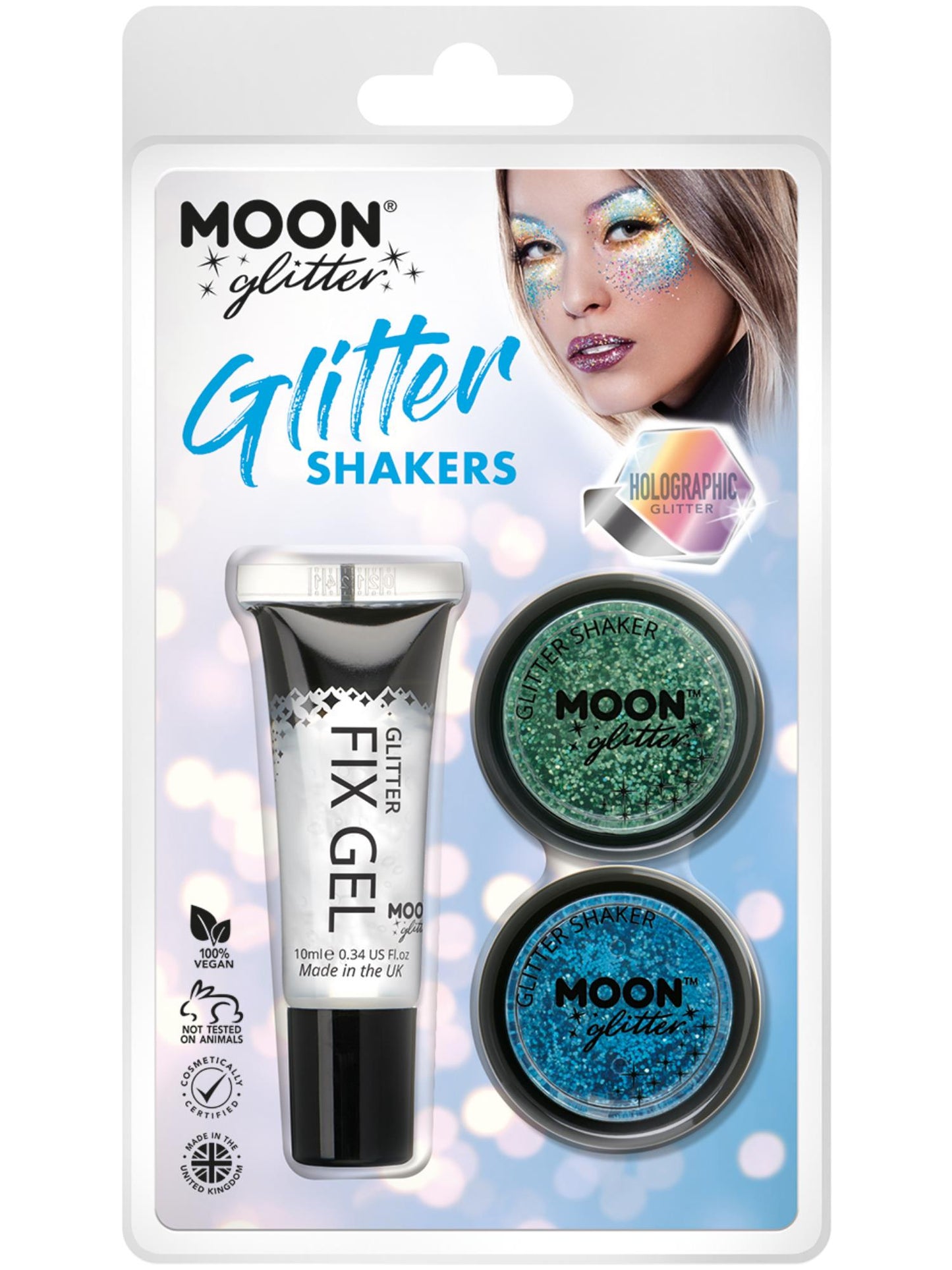 Moon Glitter Holographic Glitter Shakers, Assorted Wholesale