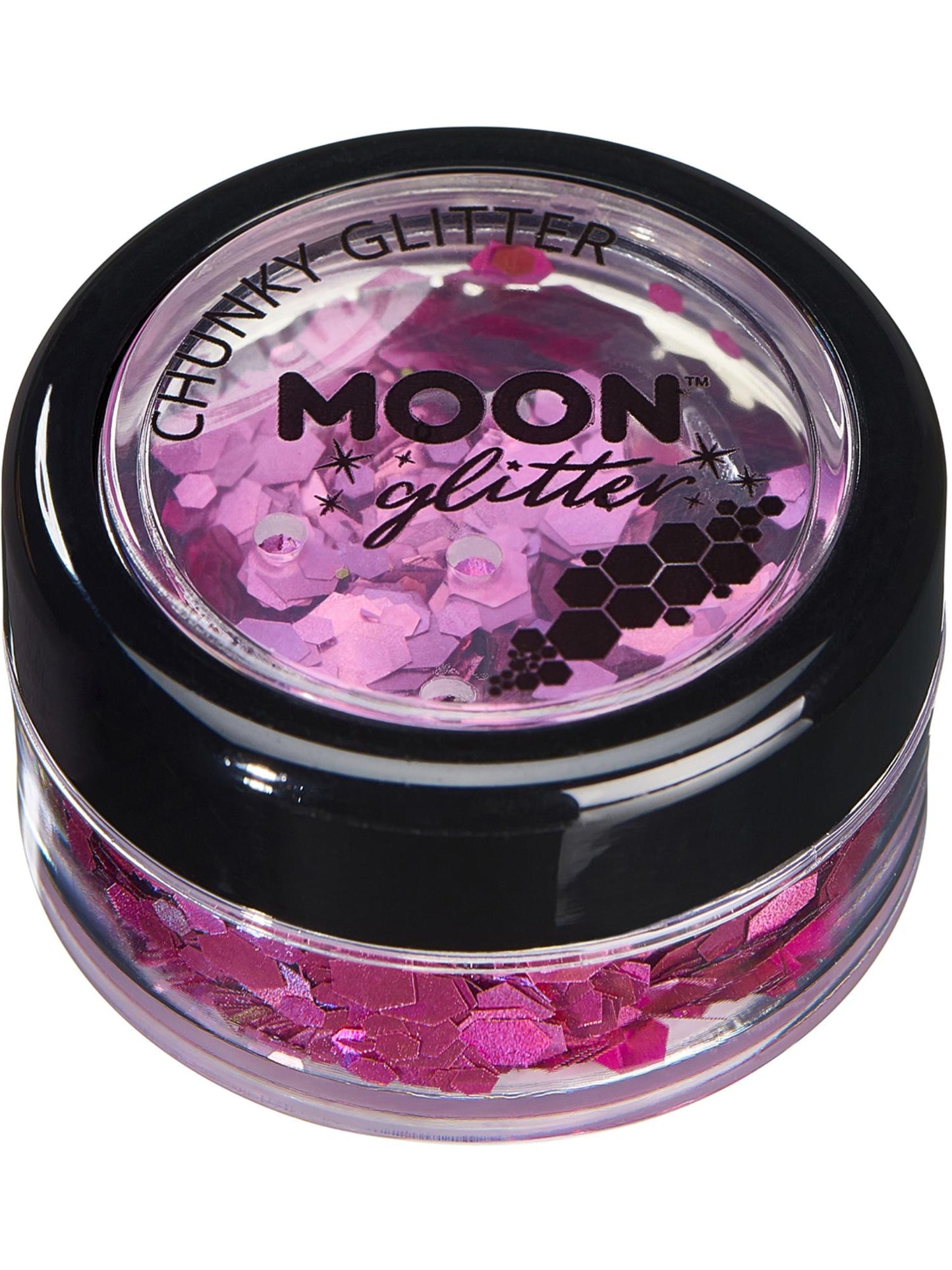 Moon Glitter Holographic Chunky Glitter, Pink Wholesale