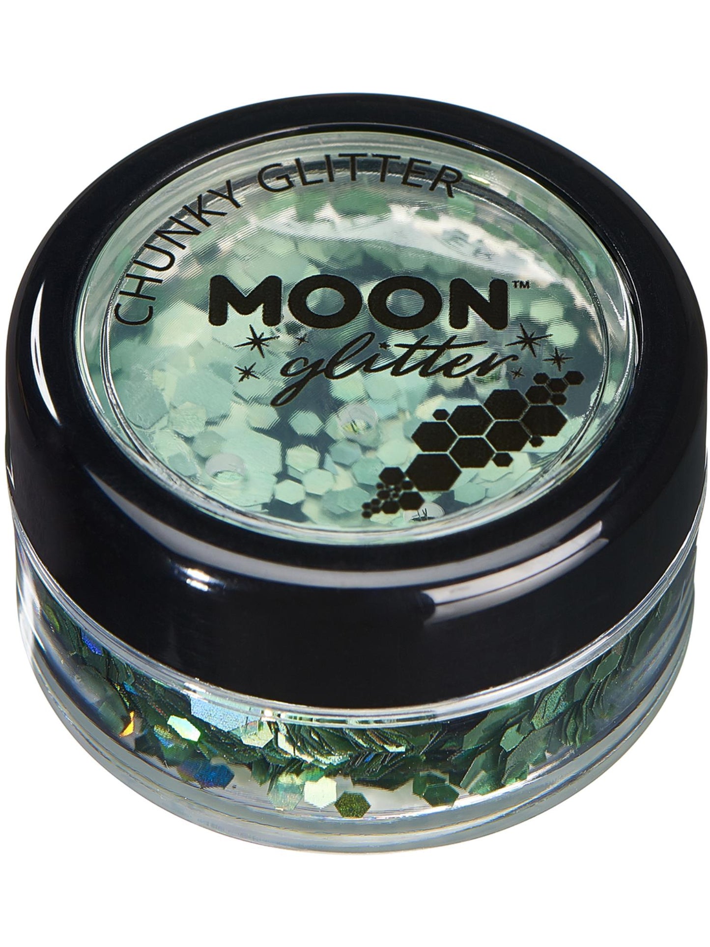 Moon Glitter Holographic Chunky Glitter, Green Wholesale