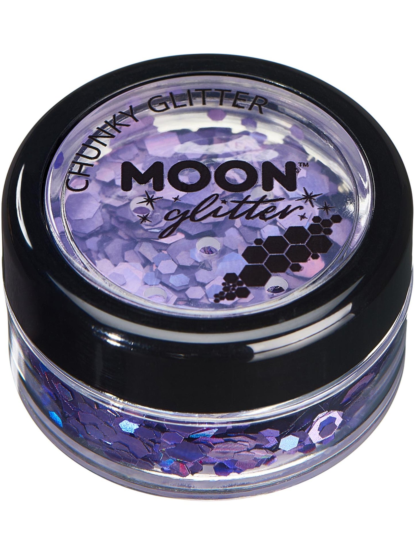 Moon Glitter Holographic Chunky Glitter, Purple Wholesale