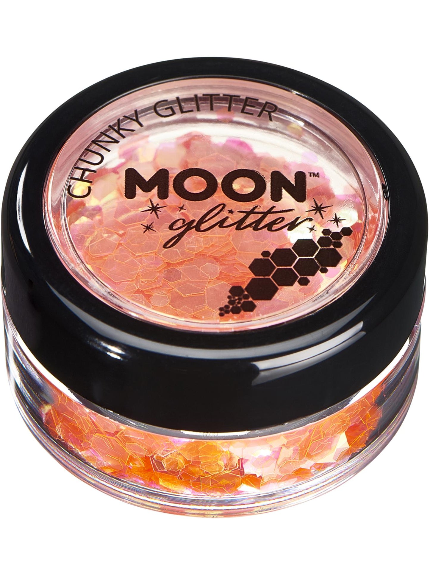 Moon Glitter Iridescent Chunky Glitter, Orange Wholesale