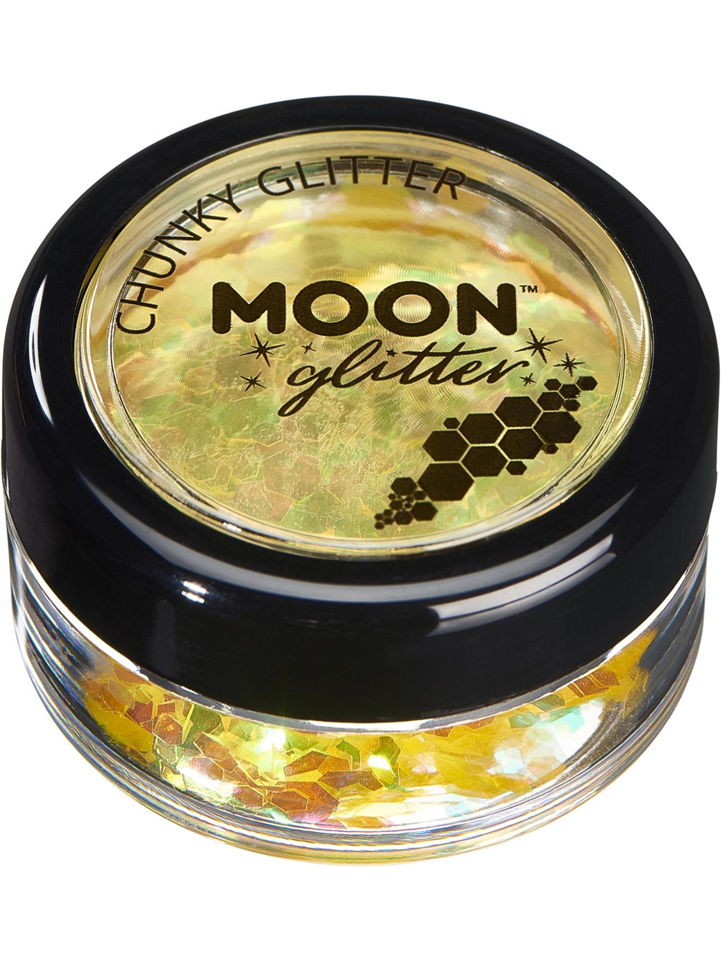 Moon Glitter Iridescent Chunky Glitter, Yellow Wholesale