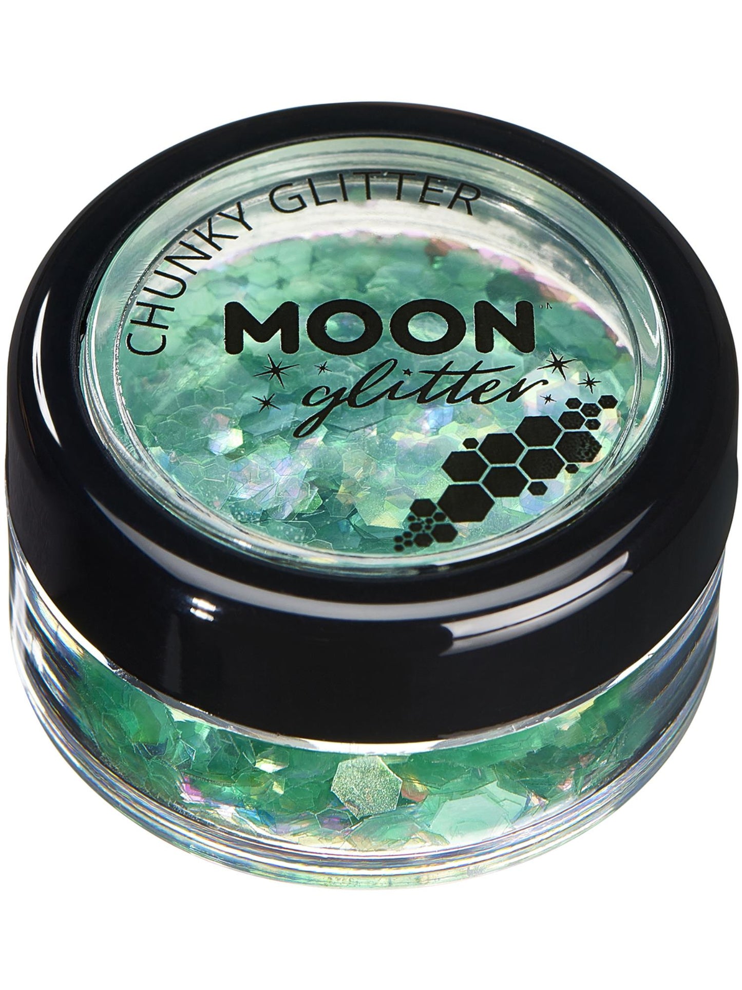 Moon Glitter Iridescent Chunky Glitter, Green Wholesale