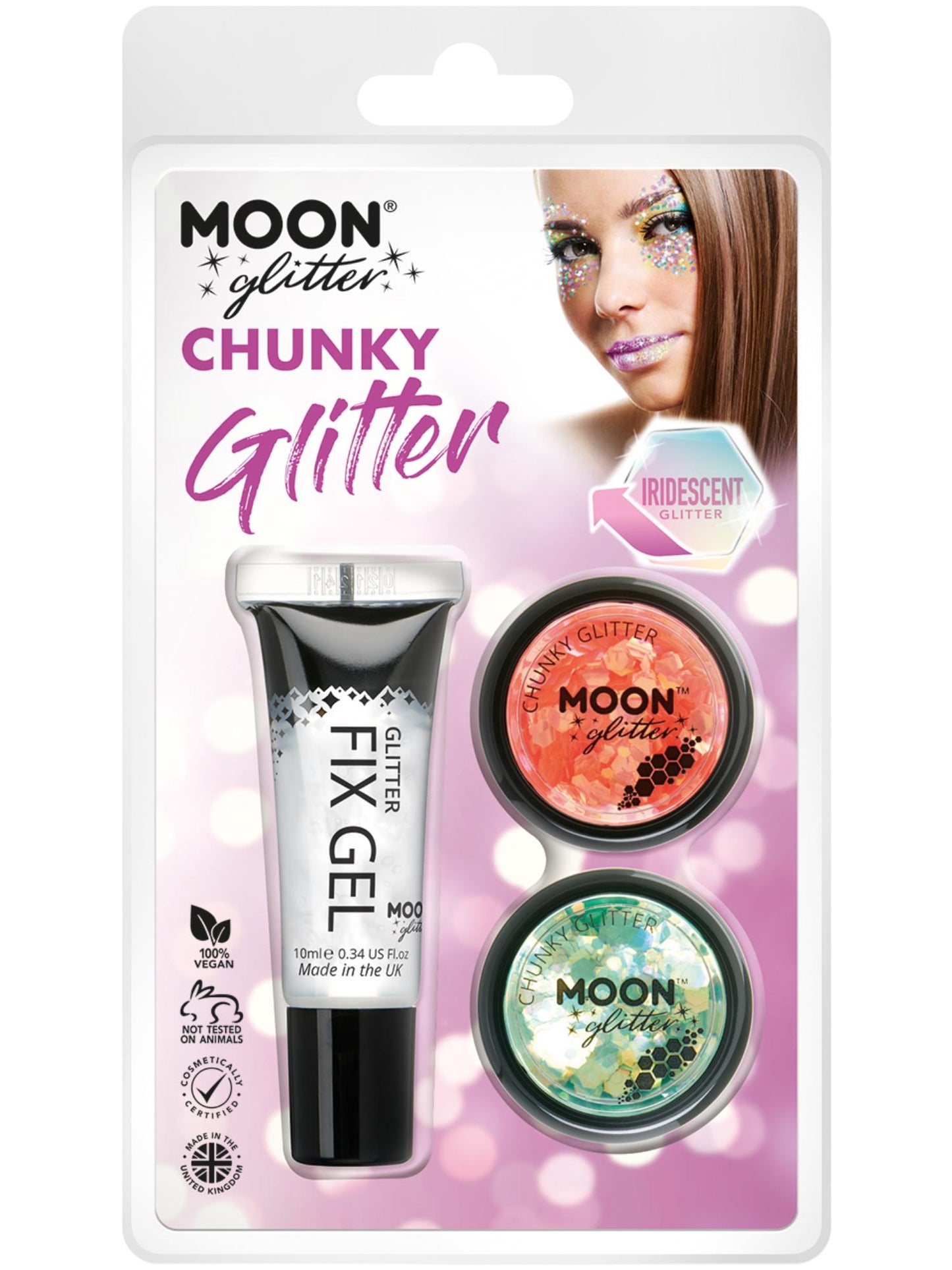 Moon Glitter Iridescent Chunky Glitter, Wholesale