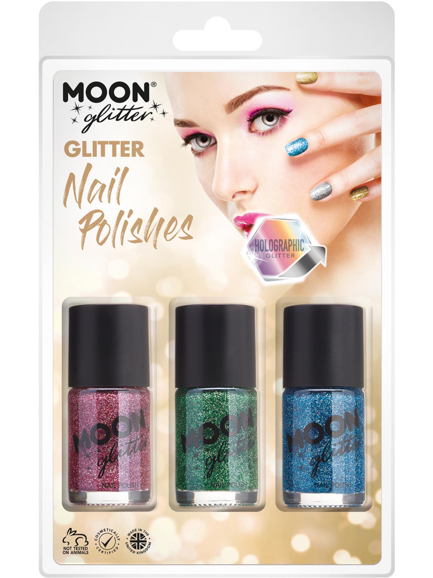 Moon Glitter Holographic Nail Polish, Wholesale