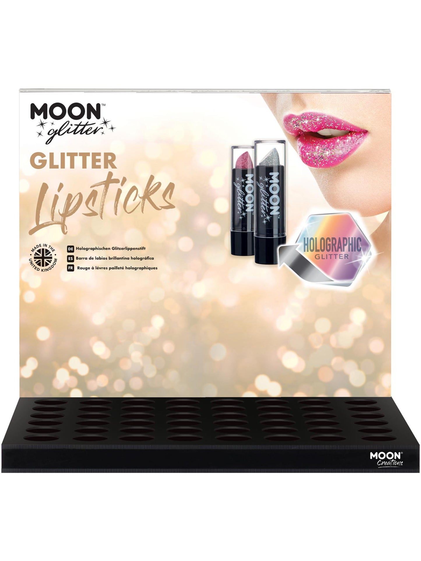 Moon Glitter Holographic Glitter Lipstick, Wholesale