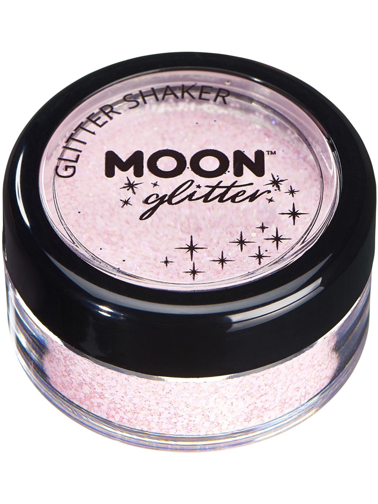 Moon Glitter Pastel Glitter Shakers, Baby Pink Wholesale