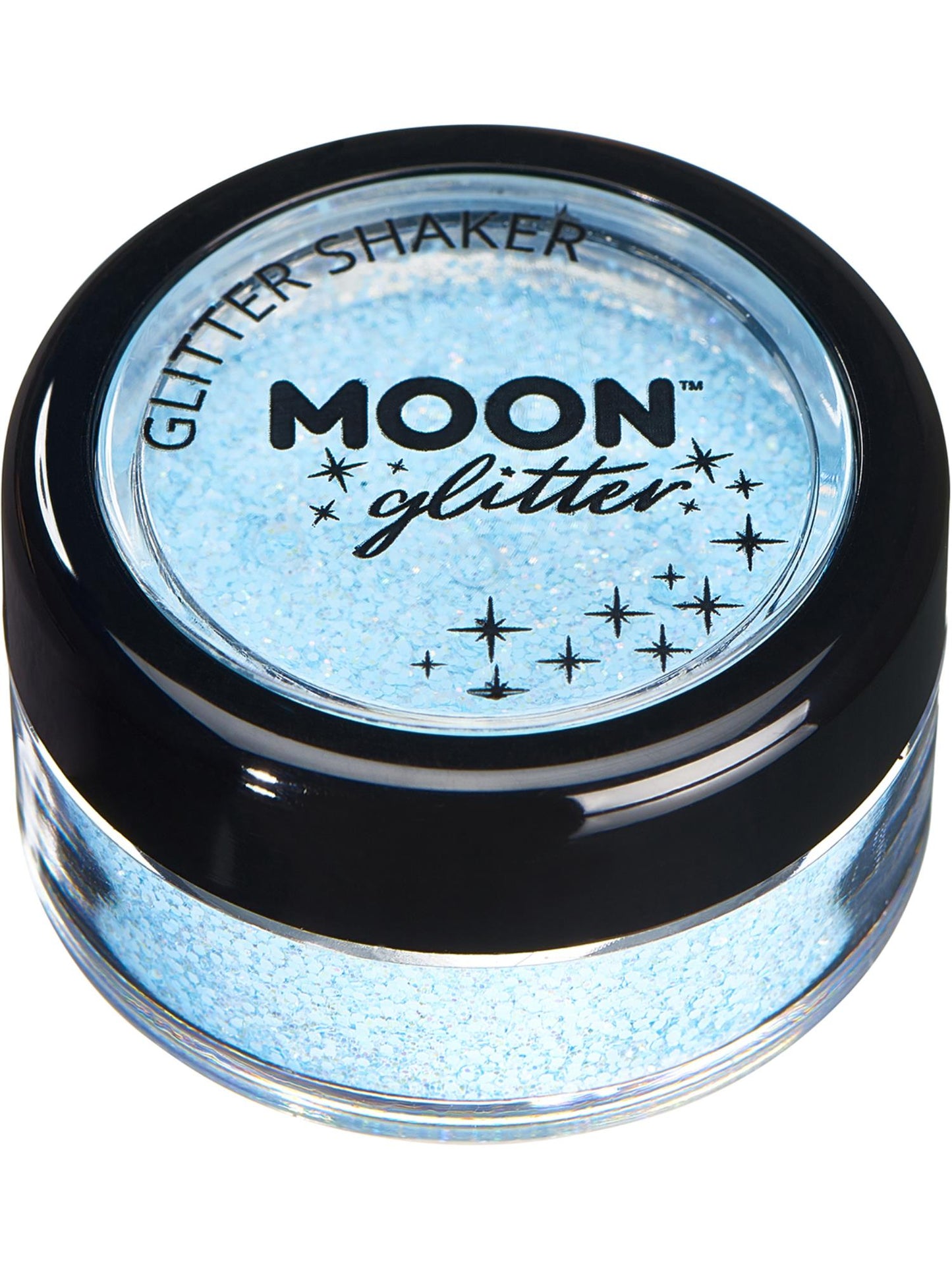 Moon Glitter Pastel Glitter Shakers, Baby Blue Wholesale