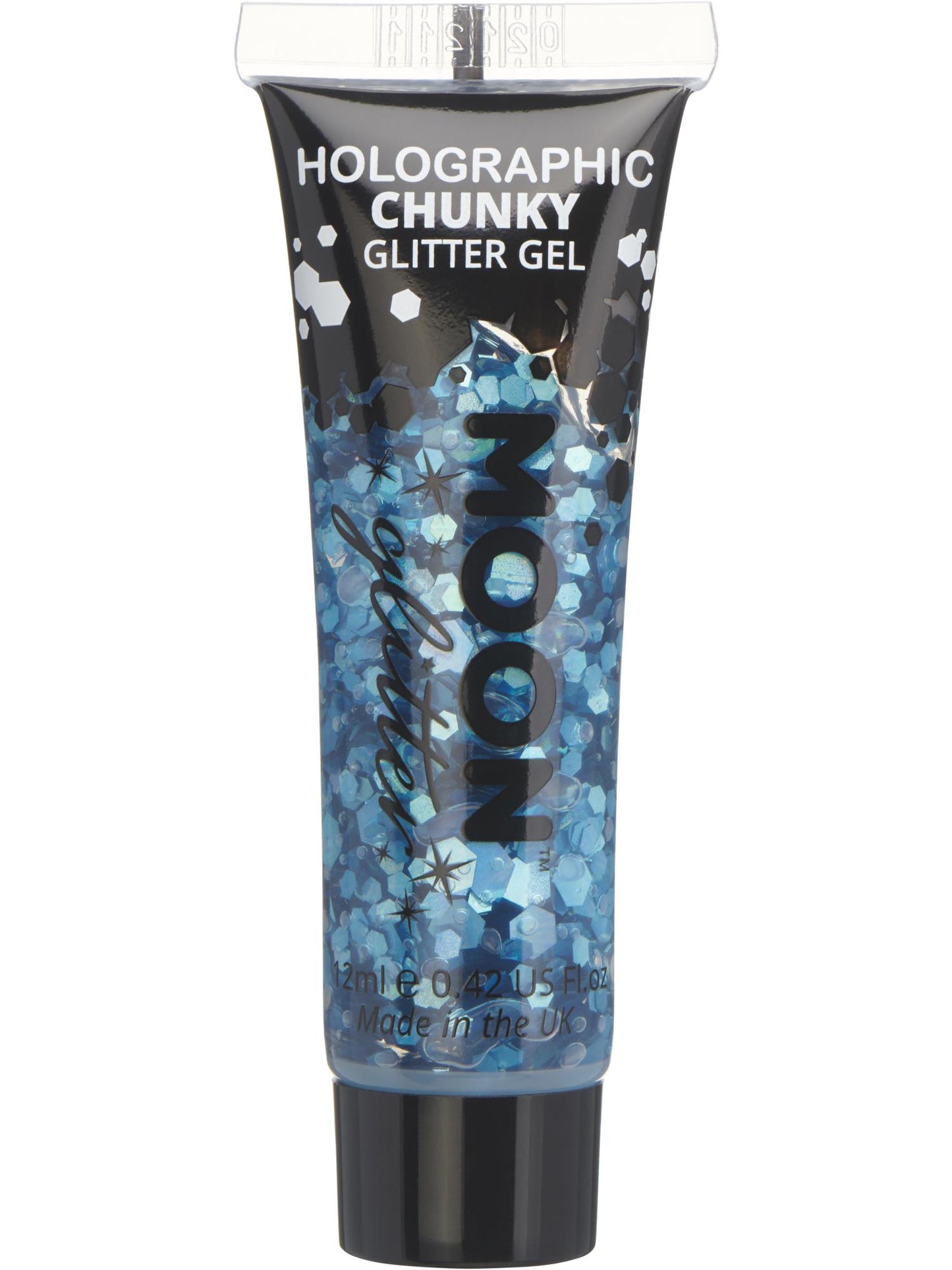 Moon Glitter Holographic Chunky Glitter Gel, Blue Wholesale