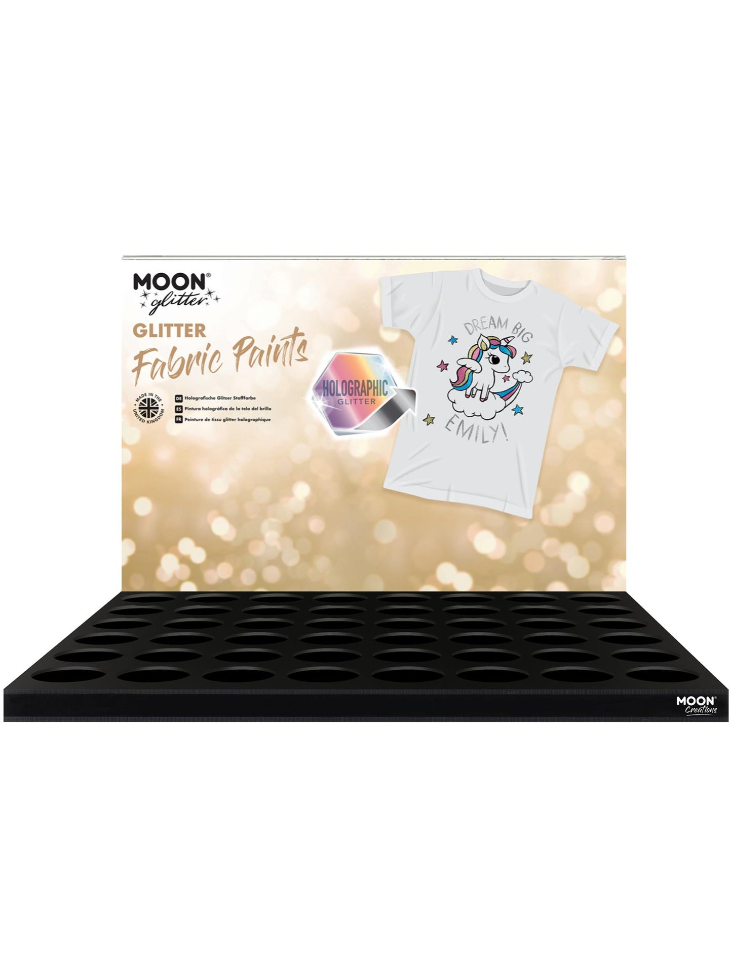 Moon Glitter Holographic Glitter Fabric Paint Wholesale