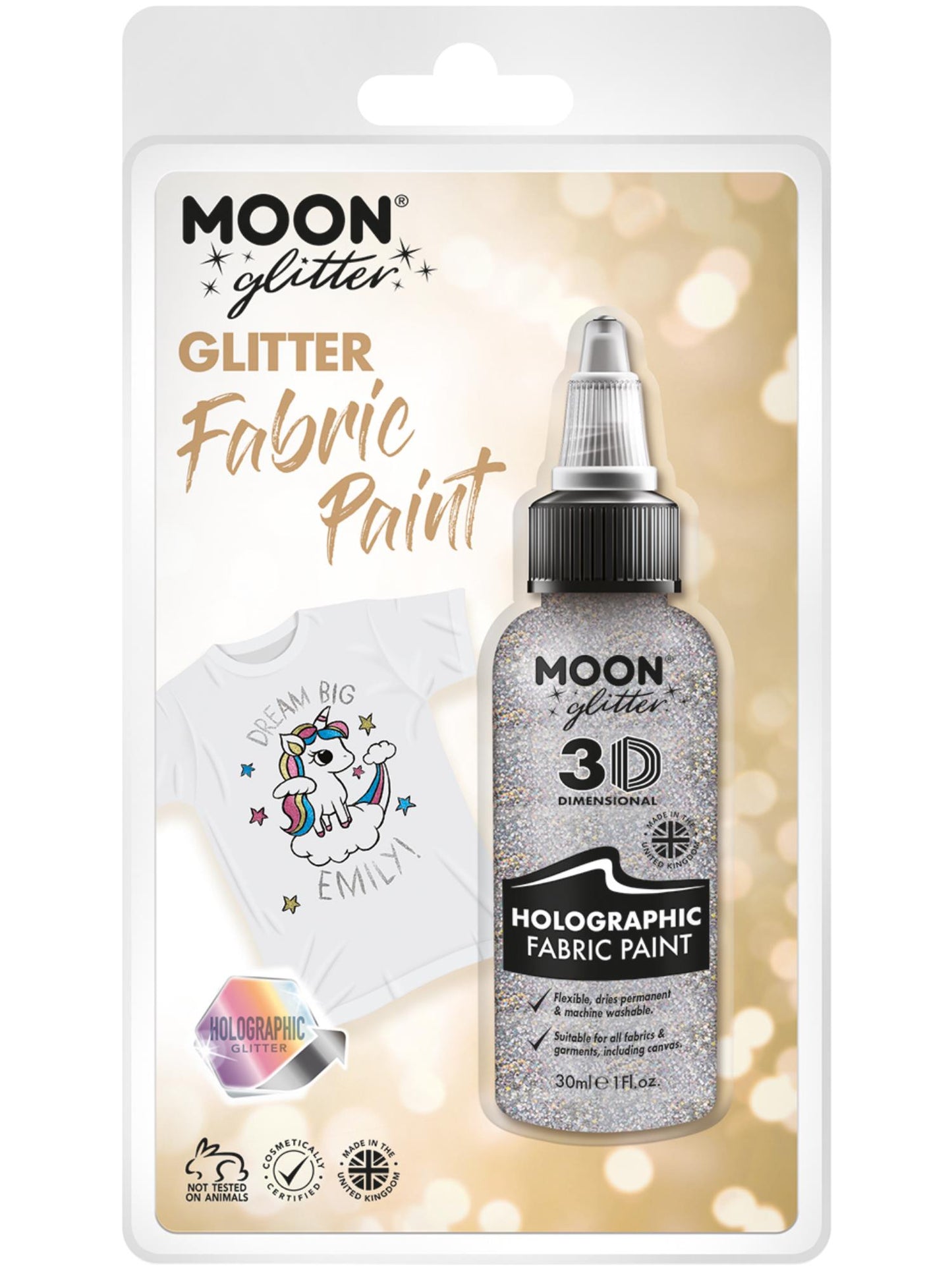 Moon Glitter Holographic Glitter Fabric Paint Wholesale