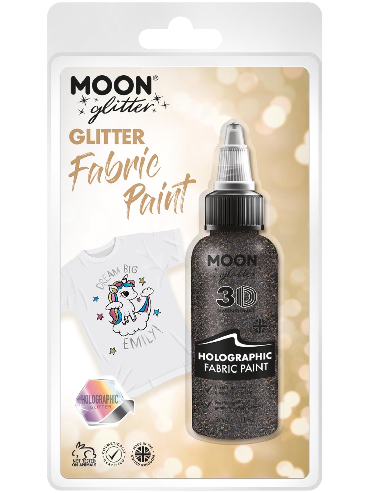 Moon Glitter Holographic Glitter Fabric Paint Wholesale