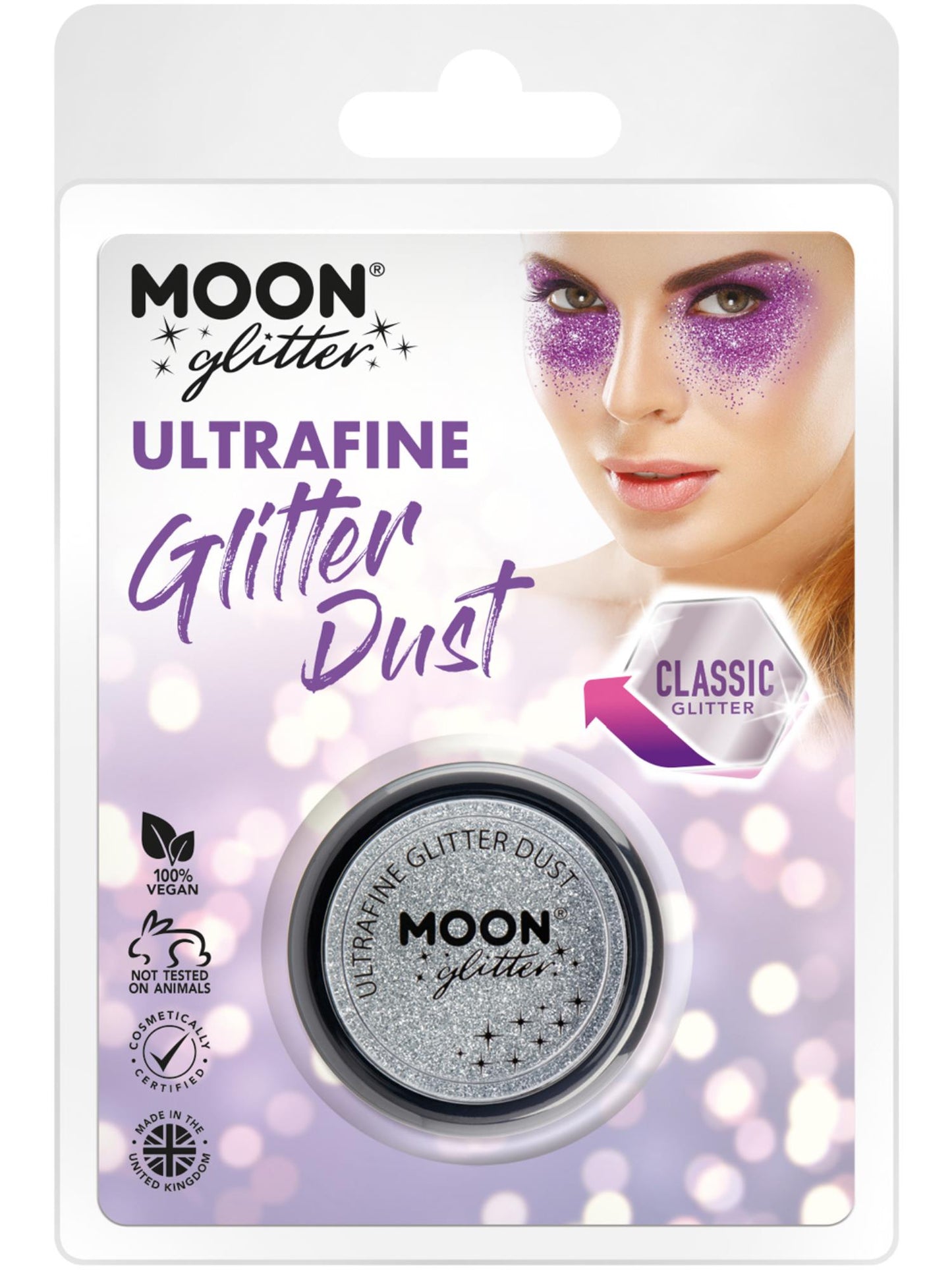Moon Glitter Classic Ultrafine Glitter Dust,Silver Wholesale